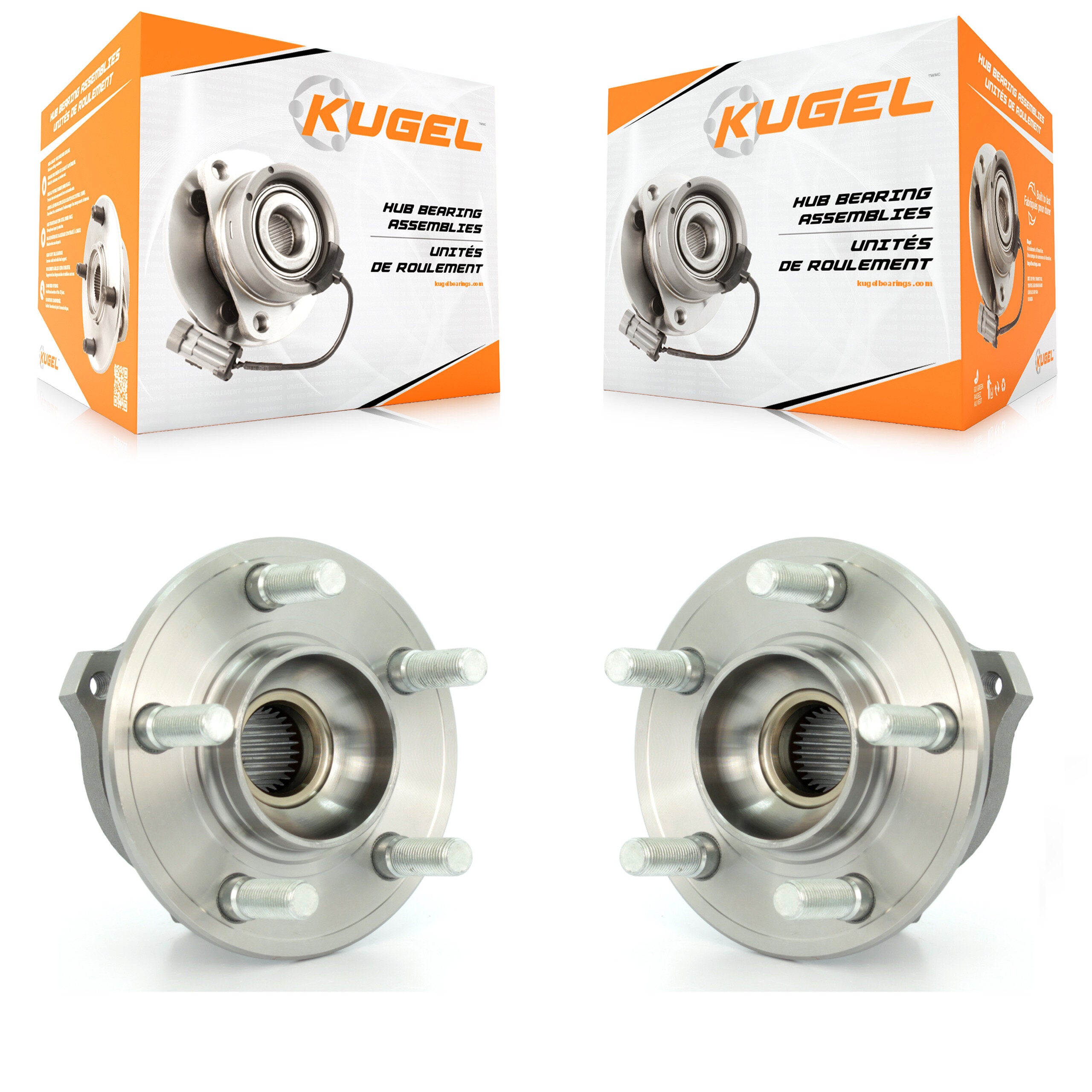 Kugel K70-100297 Wheel Bearing and Hub Assembly for 2005-2023 Dodge Challenger, Dodge Charger, Chrysler 300 & more product image