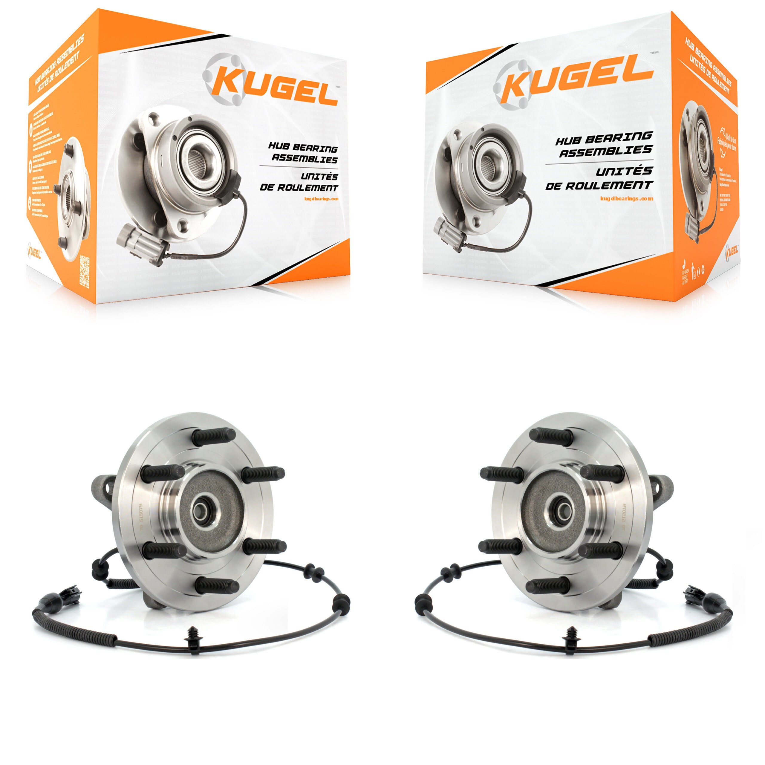 Kugel K70-100415 Wheel Bearing and Hub Assembly for 2005-2008 Ford F-150, Lincoln Mark LT product image