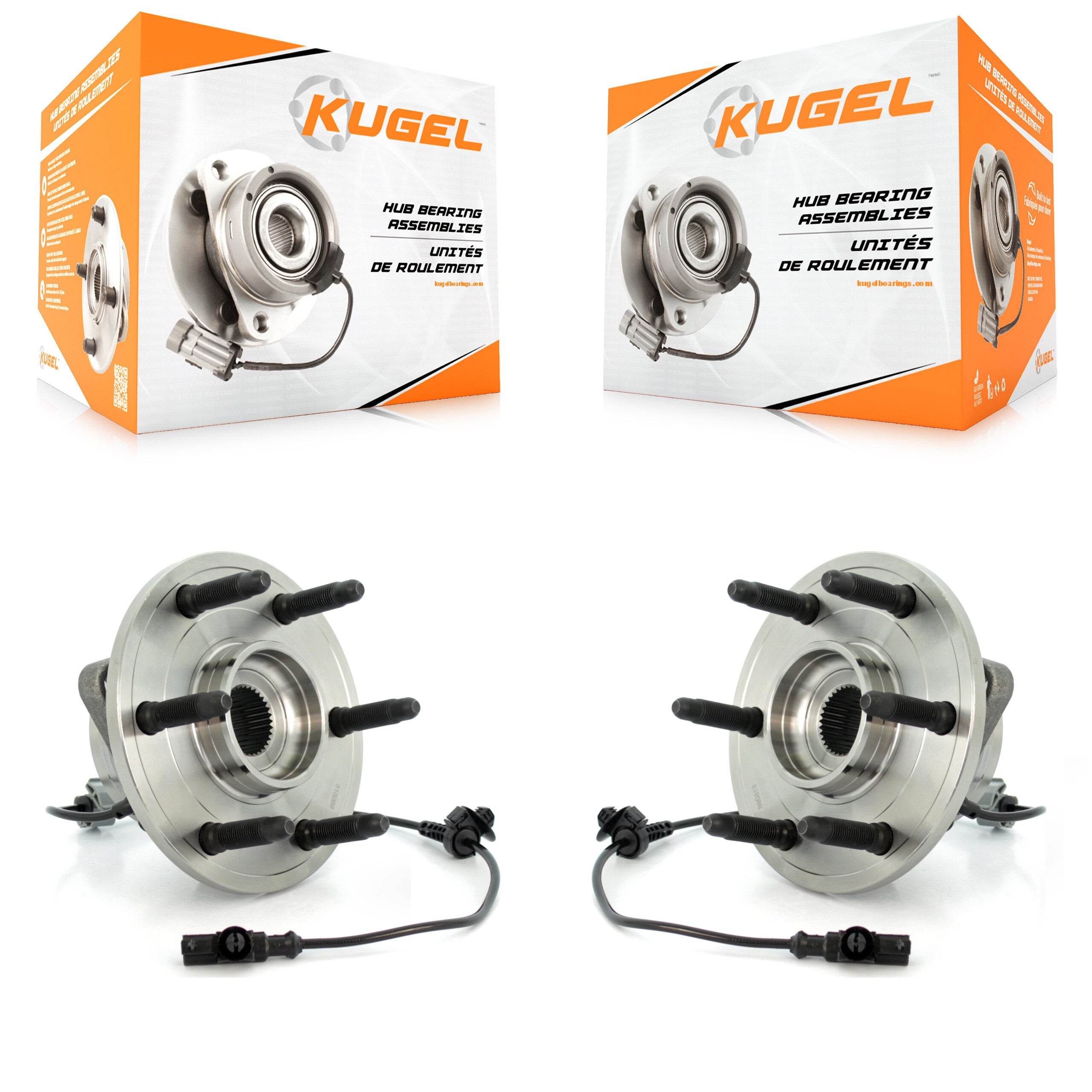 Kugel K70-100428 Wheel Bearing and Hub Assembly for 2007-2014 Chevrolet Tahoe, Chevrolet Suburban 1500, Cadillac Escalade & more product image