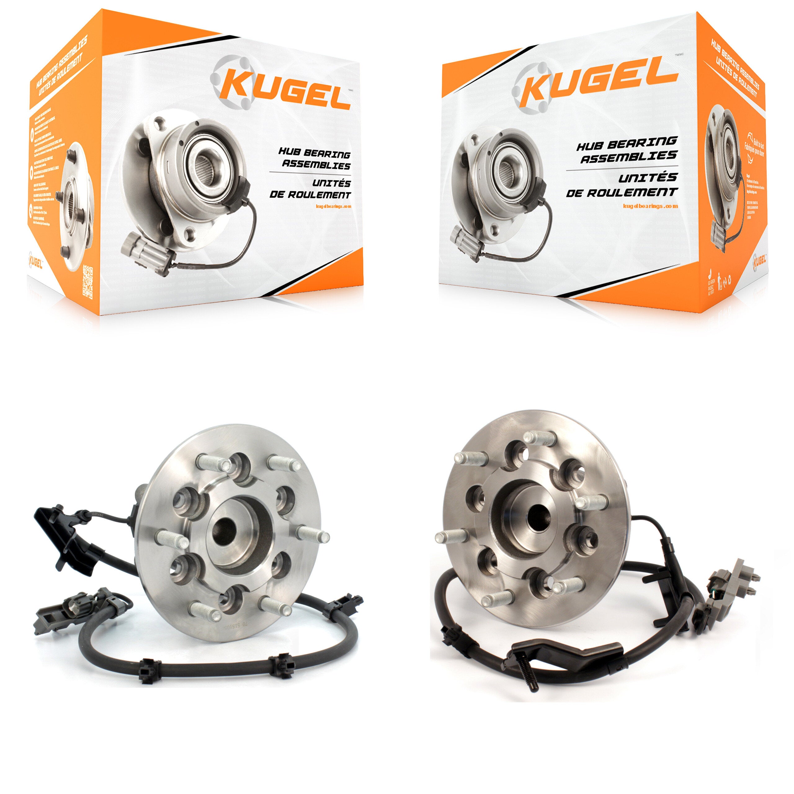 Kugel K70-100473 Wheel Bearing and Hub Assembly for 2004-2008 Isuzu i-290, Isuzu i-370, Isuzu i-280 & more product image