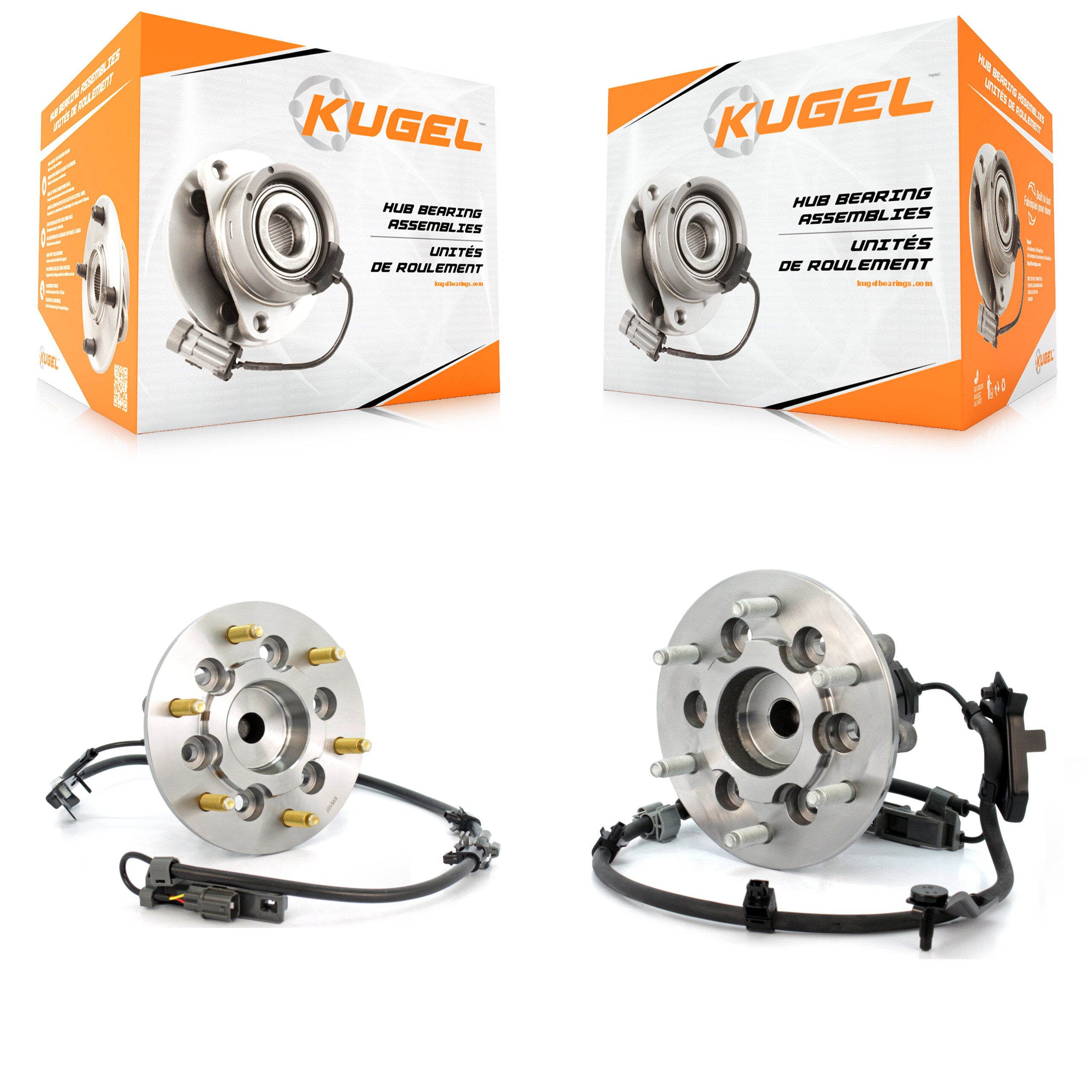 Kugel K70-100475 Wheel Bearing and Hub Assembly for 2004-2008 Isuzu i-290, Isuzu i-370, Isuzu i-280 & more product image