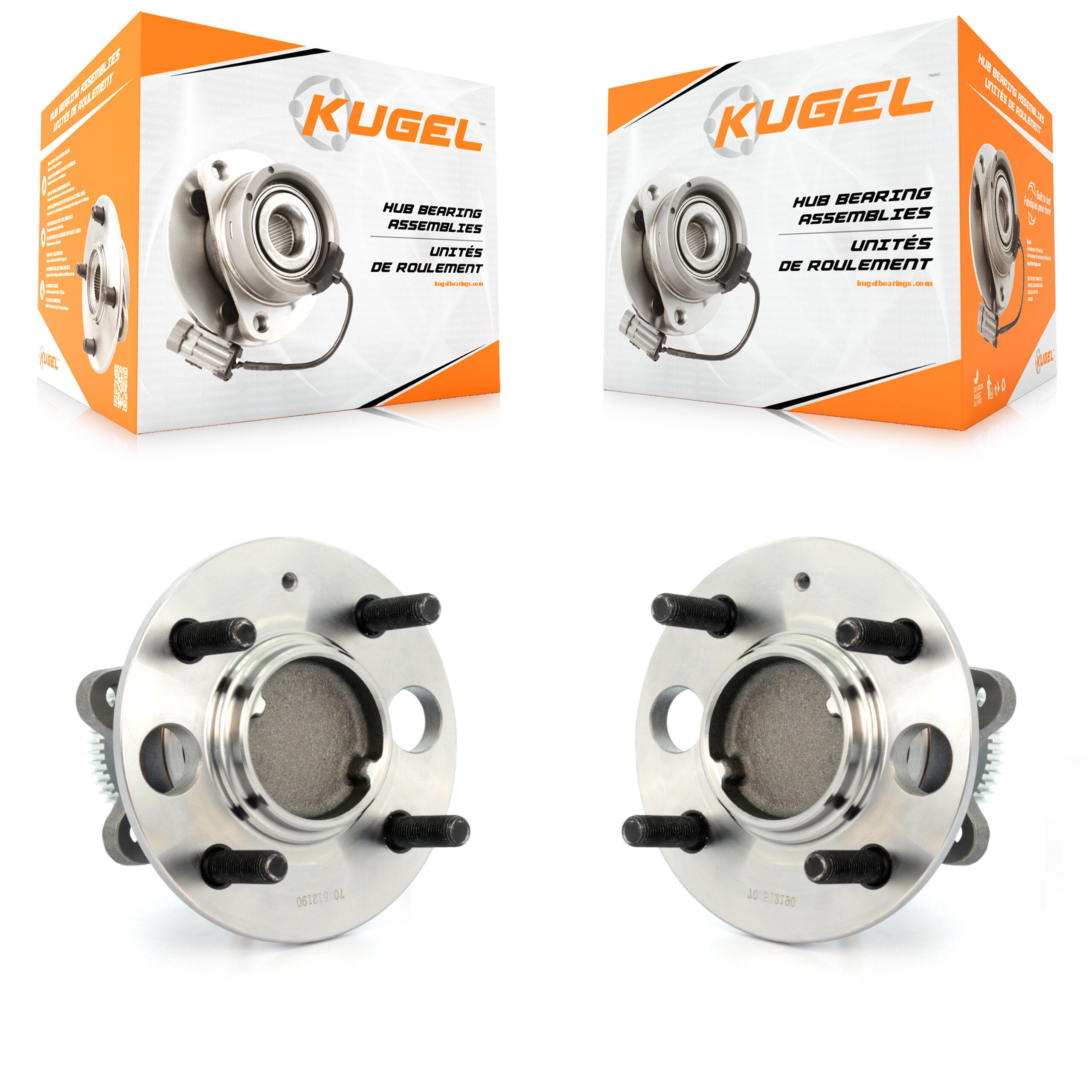 Kugel K70-100593 Wheel Bearing and Hub Assembly for 1999-2006 Kia Magentis, Kia Optima, Hyundai Sonata product image