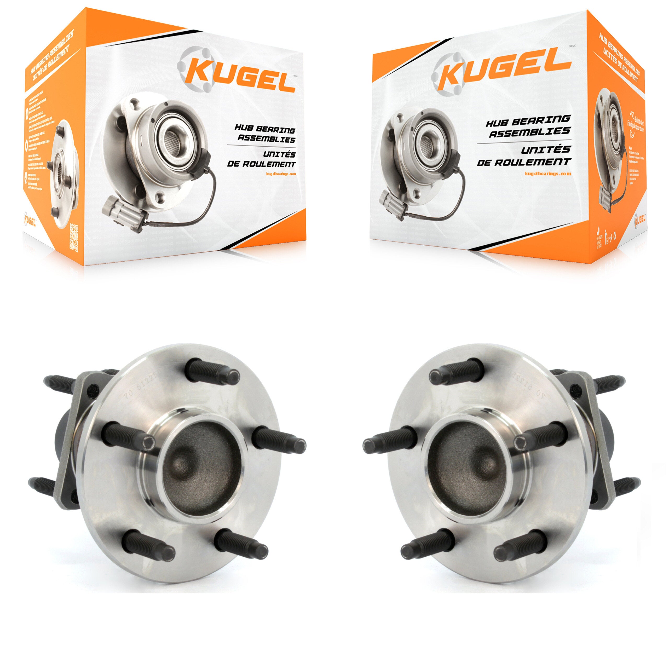 Kugel K70-100618 Wheel Bearing and Hub Assembly for 2004-2011 Chevrolet HHR, Chevrolet Cobalt, Pontiac G5 & more product image