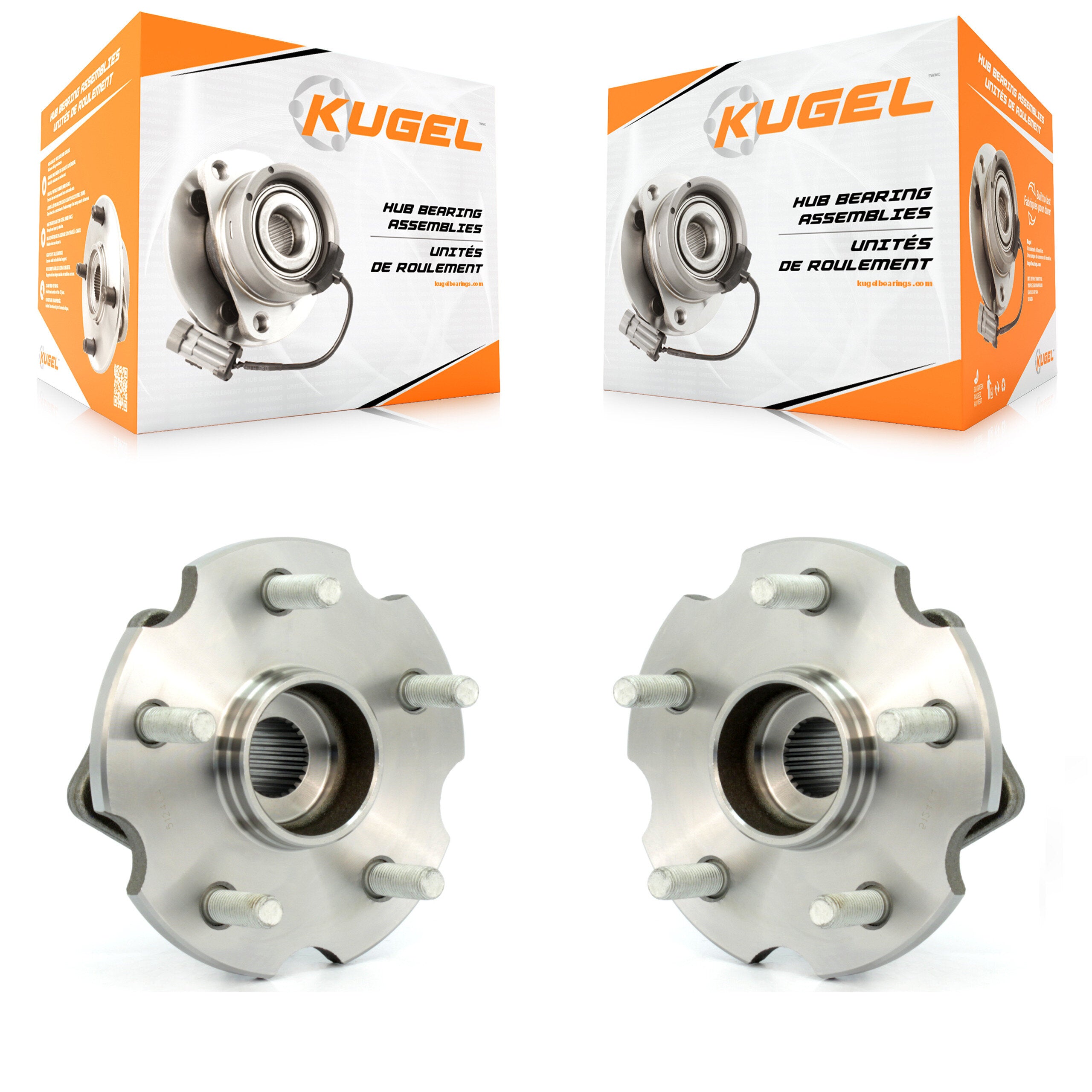 Kugel K70-100714 Wheel Bearing and Hub Assembly for 2009-2013 Toyota Matrix, Pontiac Vibe product image