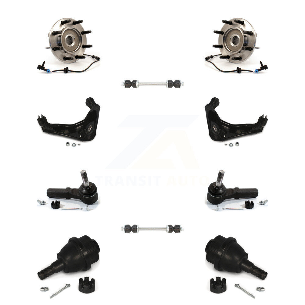 Transit Auto K77-102369 Wheel Bearing and Hub Assembly for 2007-2010 Hummer H2, Chevrolet Silverado 2500 HD, Chevrolet Silverado 3500 HD & more - Front product image