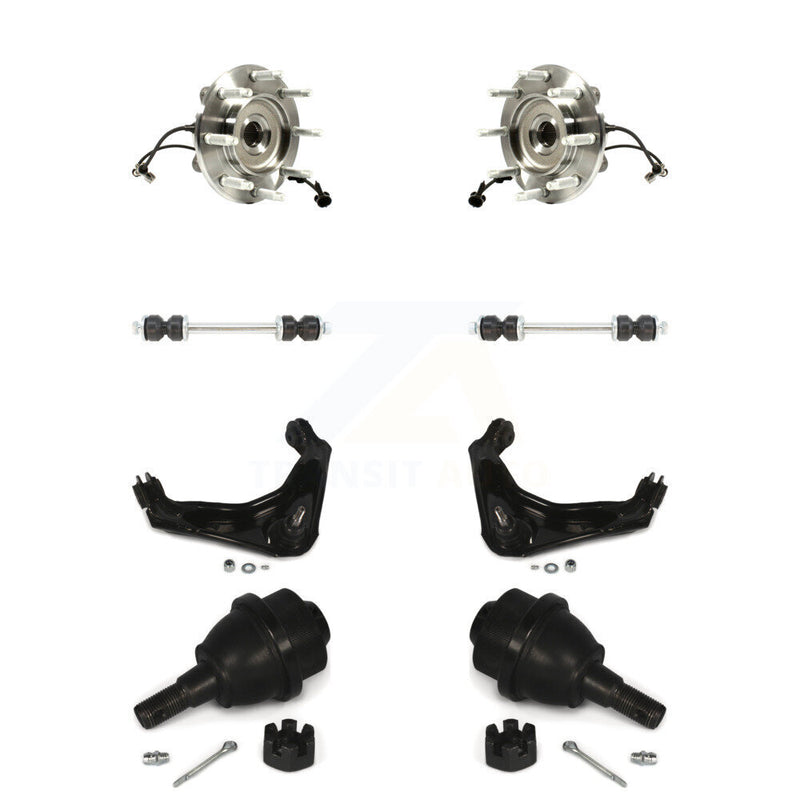 Transit Auto K77-102372 Wheel Bearing and Hub Assembly for 2001-2007 Chevrolet Silverado 1500 HD Classic, Chevrolet Silverado 2500 HD Classic, GMC Sierra 1500 HD Classic & more - Front product image