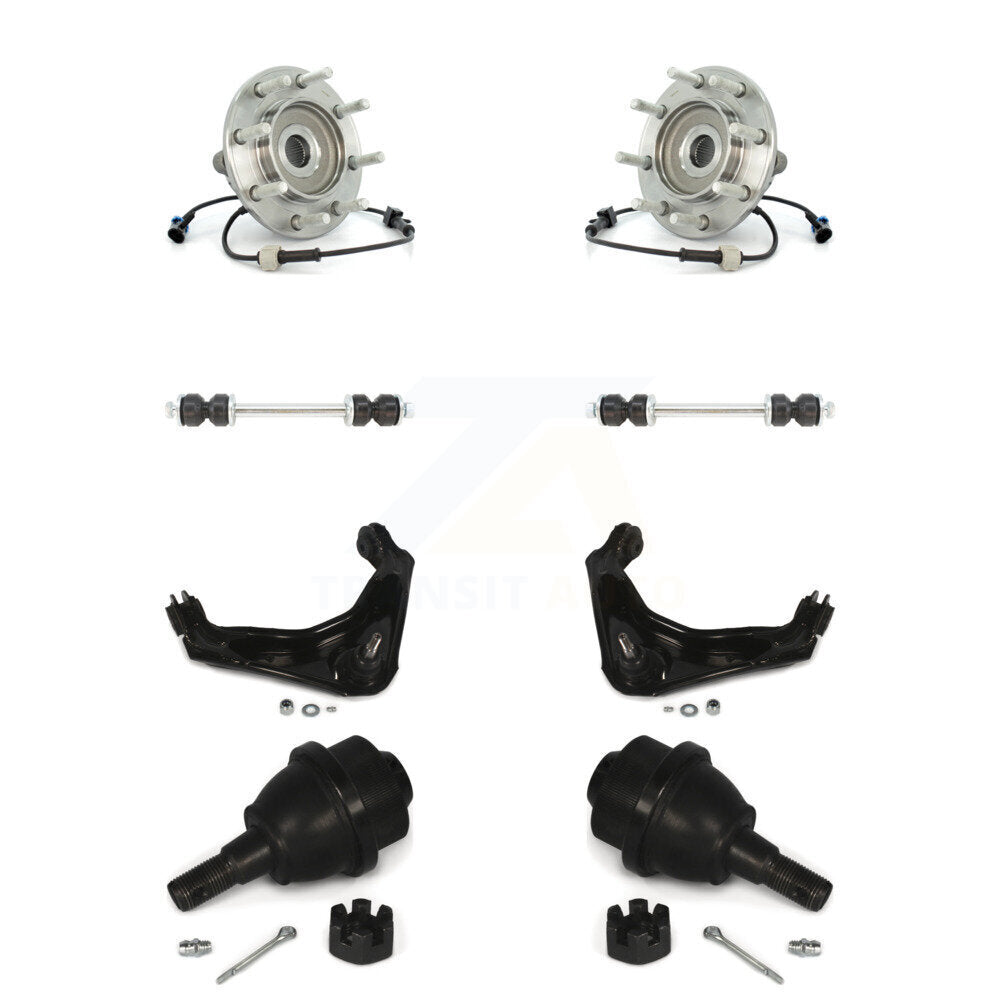 Transit Auto K77-102375 Wheel Bearing and Hub Assembly for 2001-2007 Chevrolet Silverado 3500 Classic, GMC Sierra 3500 Classic, Chevrolet Silverado 3500 & more - Front product image