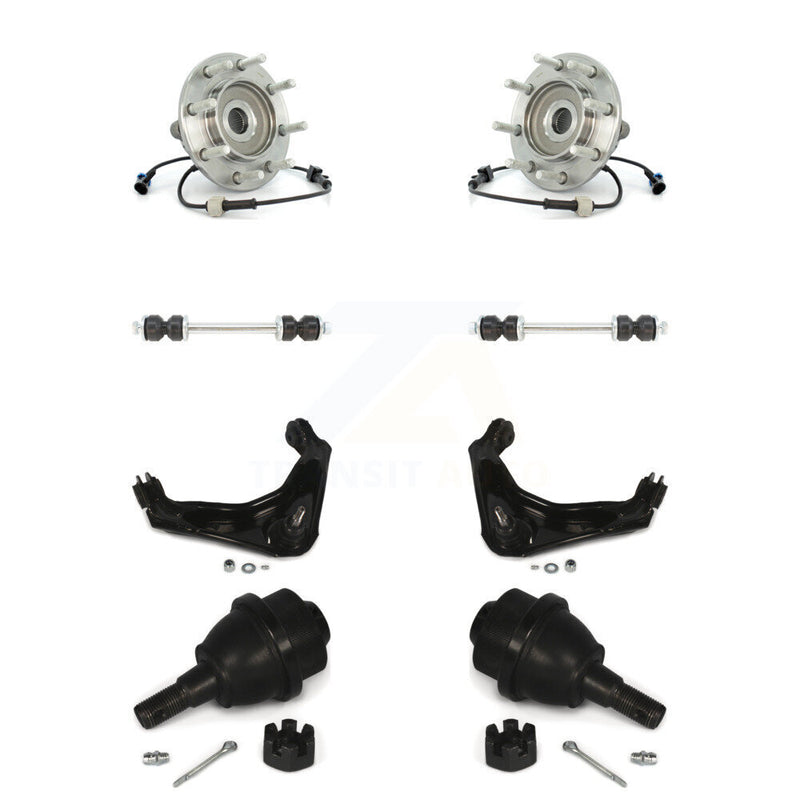 Transit Auto K77-102375 Wheel Bearing and Hub Assembly for 2001-2007 Chevrolet Silverado 3500 Classic, GMC Sierra 3500 Classic, Chevrolet Silverado 3500 & more - Front product image
