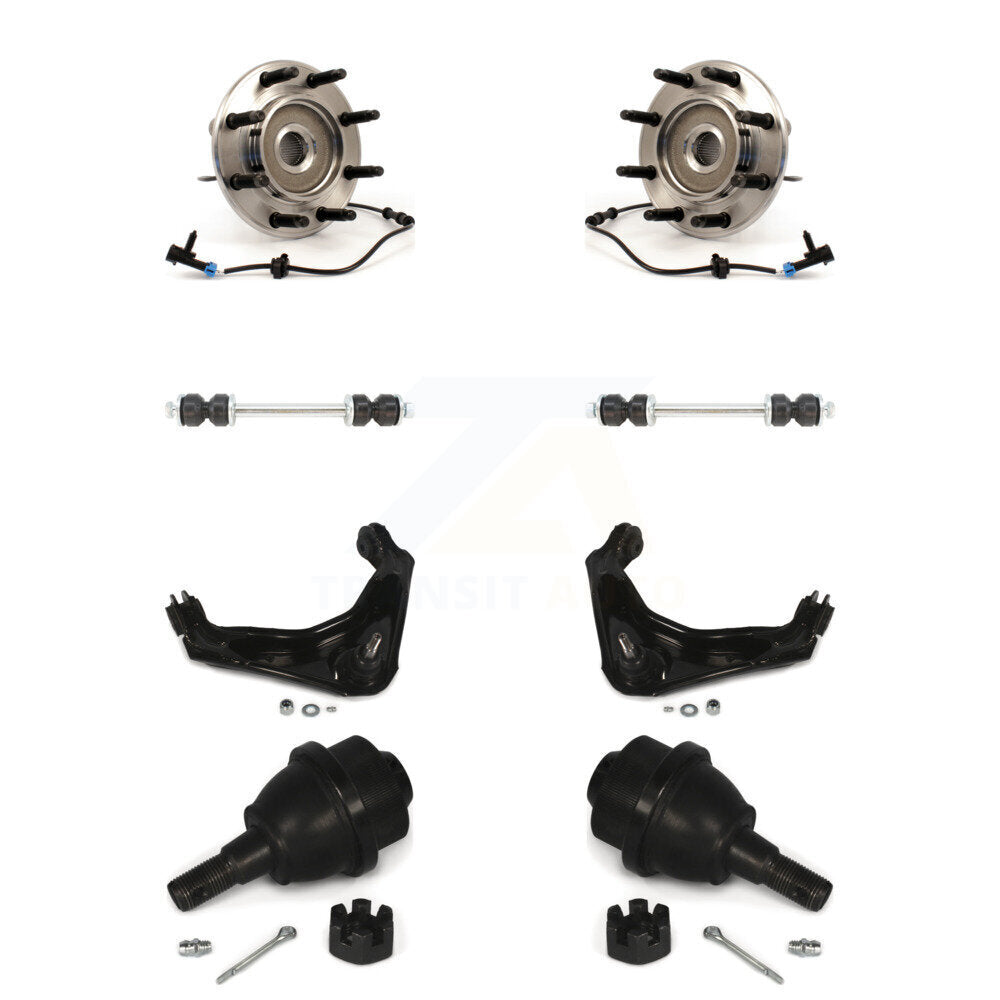Transit Auto K77-102376 Wheel Bearing and Hub Assembly for 2007-2010 Hummer H2, Chevrolet Silverado 2500 HD, Chevrolet Silverado 3500 HD & more - Front product image
