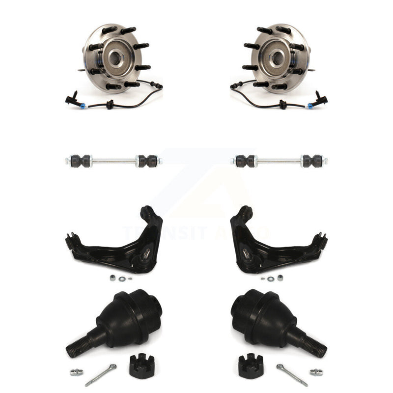 Transit Auto K77-102376 Wheel Bearing and Hub Assembly for 2007-2010 Hummer H2, Chevrolet Silverado 2500 HD, Chevrolet Silverado 3500 HD & more - Front product image