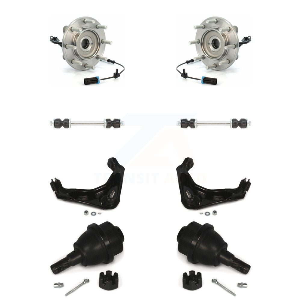 Transit Auto K77-102377 Wheel Bearing and Hub Assembly for 2007-2010 Chevrolet Silverado 3500 HD, GMC Sierra 3500 HD - Front product image
