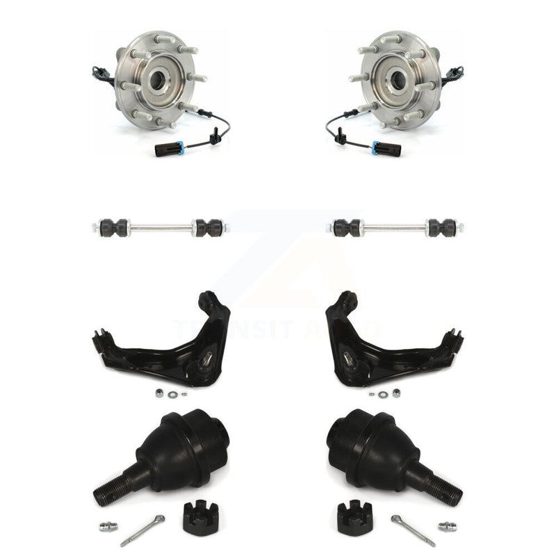 Transit Auto K77-102377 Wheel Bearing and Hub Assembly for 2007-2010 Chevrolet Silverado 3500 HD, GMC Sierra 3500 HD - Front product image