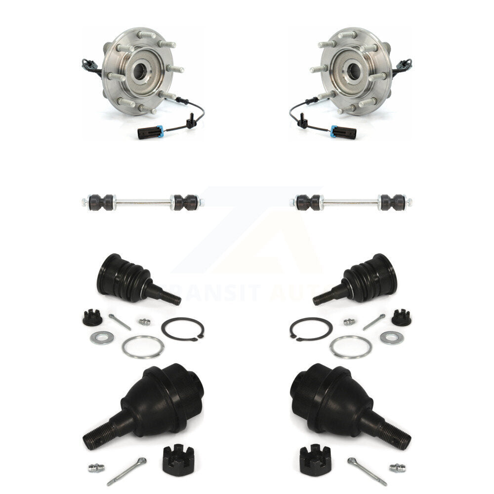 Transit Auto K77-102414 Wheel Bearing and Hub Assembly for 2007-2010 Chevrolet Silverado 3500 HD, GMC Sierra 3500 HD - Front product image