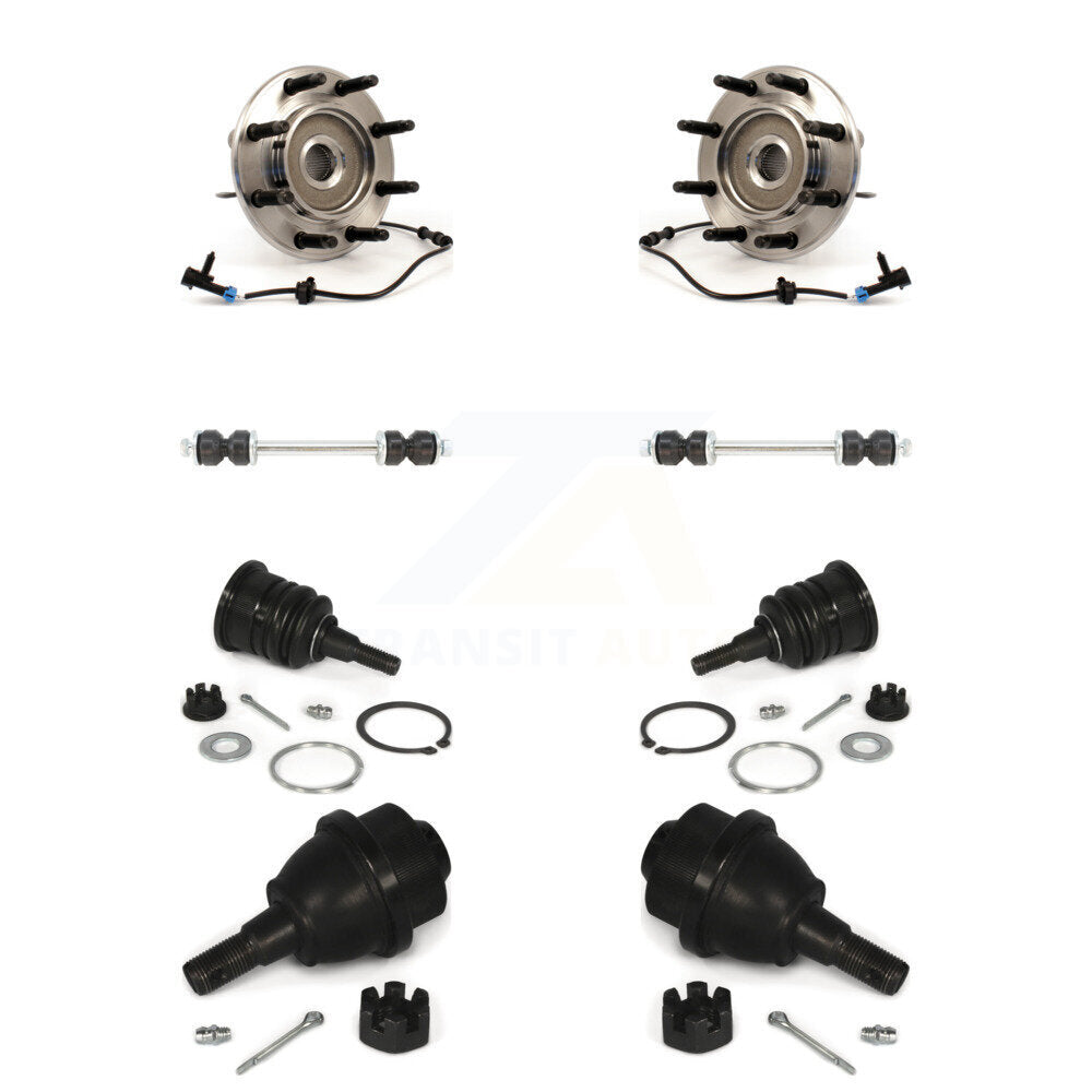 Transit Auto K77-102415 Wheel Bearing and Hub Assembly for 2007-2010 Hummer H2, Chevrolet Silverado 2500 HD, Chevrolet Silverado 3500 HD & more - Front product image