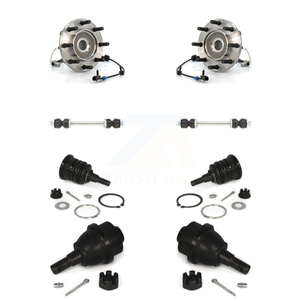 Transit Auto K77-102417 Wheel Bearing and Hub Assembly for 2001-2007 Chevrolet Silverado 3500 Classic, GMC Sierra 3500 Classic, Chevrolet Silverado 3500 & more - Front product image