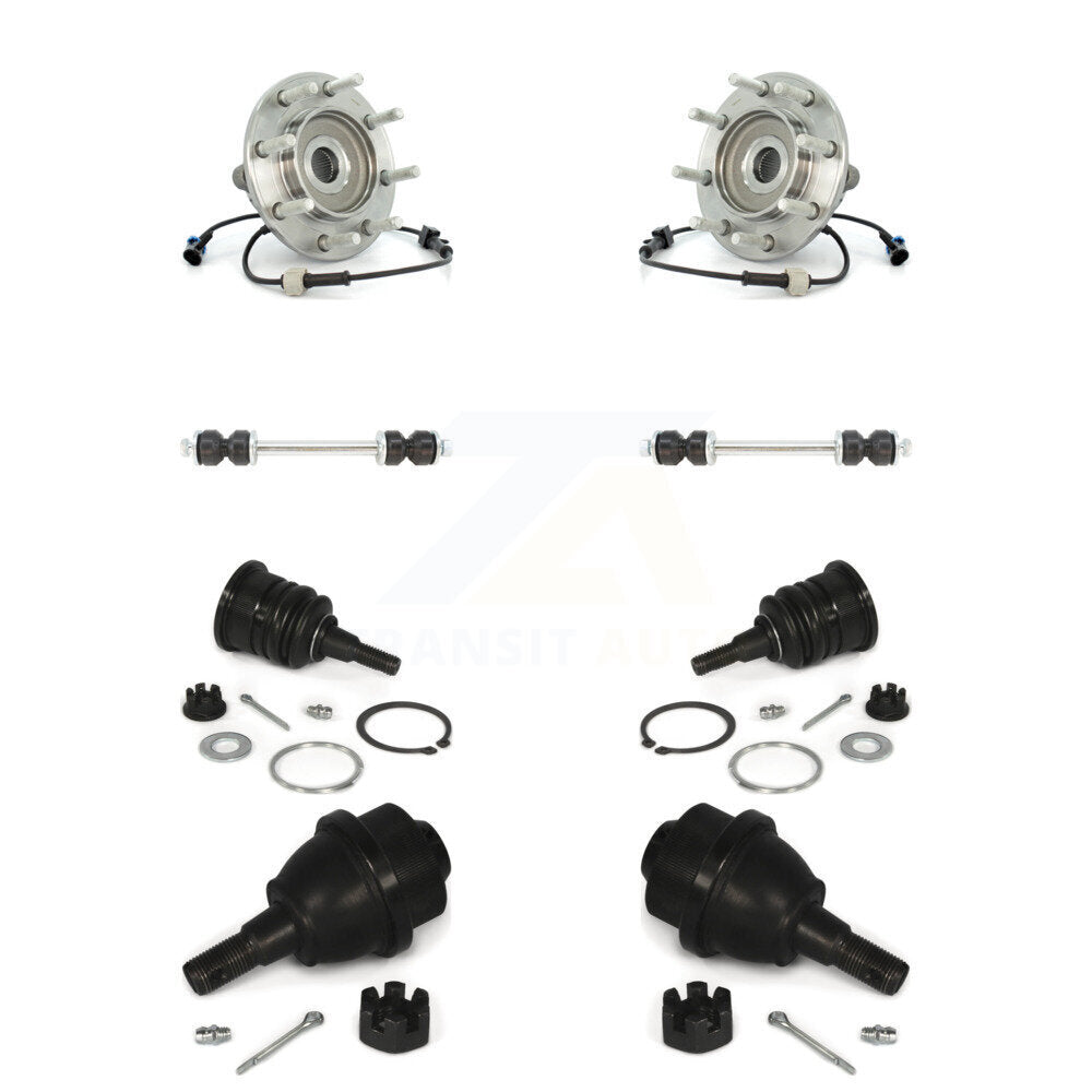 Transit Auto K77-102418 Wheel Bearing and Hub Assembly for 2001-2007 Chevrolet Silverado 3500 Classic, GMC Sierra 3500 Classic, Chevrolet Silverado 3500 & more - Front product image