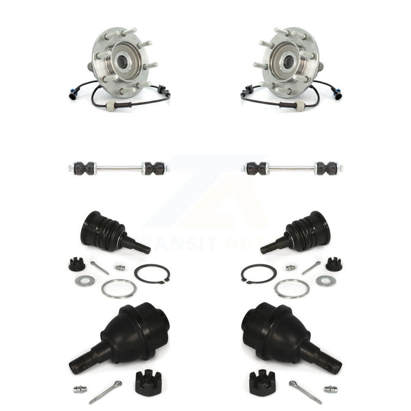 Transit Auto K77-102418 Wheel Bearing and Hub Assembly for 2001-2007 Chevrolet Silverado 3500 Classic, GMC Sierra 3500 Classic, Chevrolet Silverado 3500 & more - Front product image