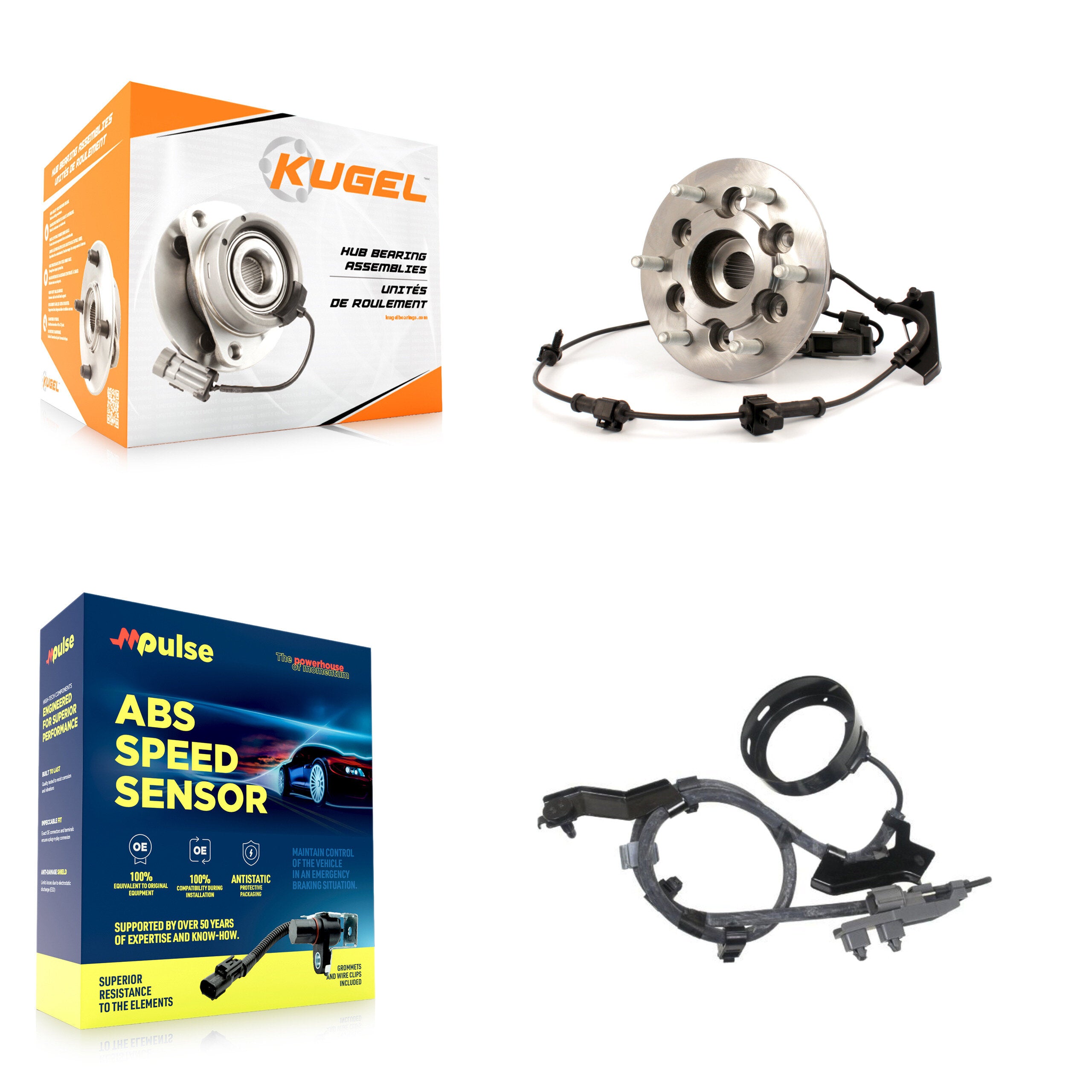 Kugel K7S-100001 Wheel Bearing and Hub Assembly for 2004-2007 Chevrolet Colorado, GMC Canyon - Front Left product image