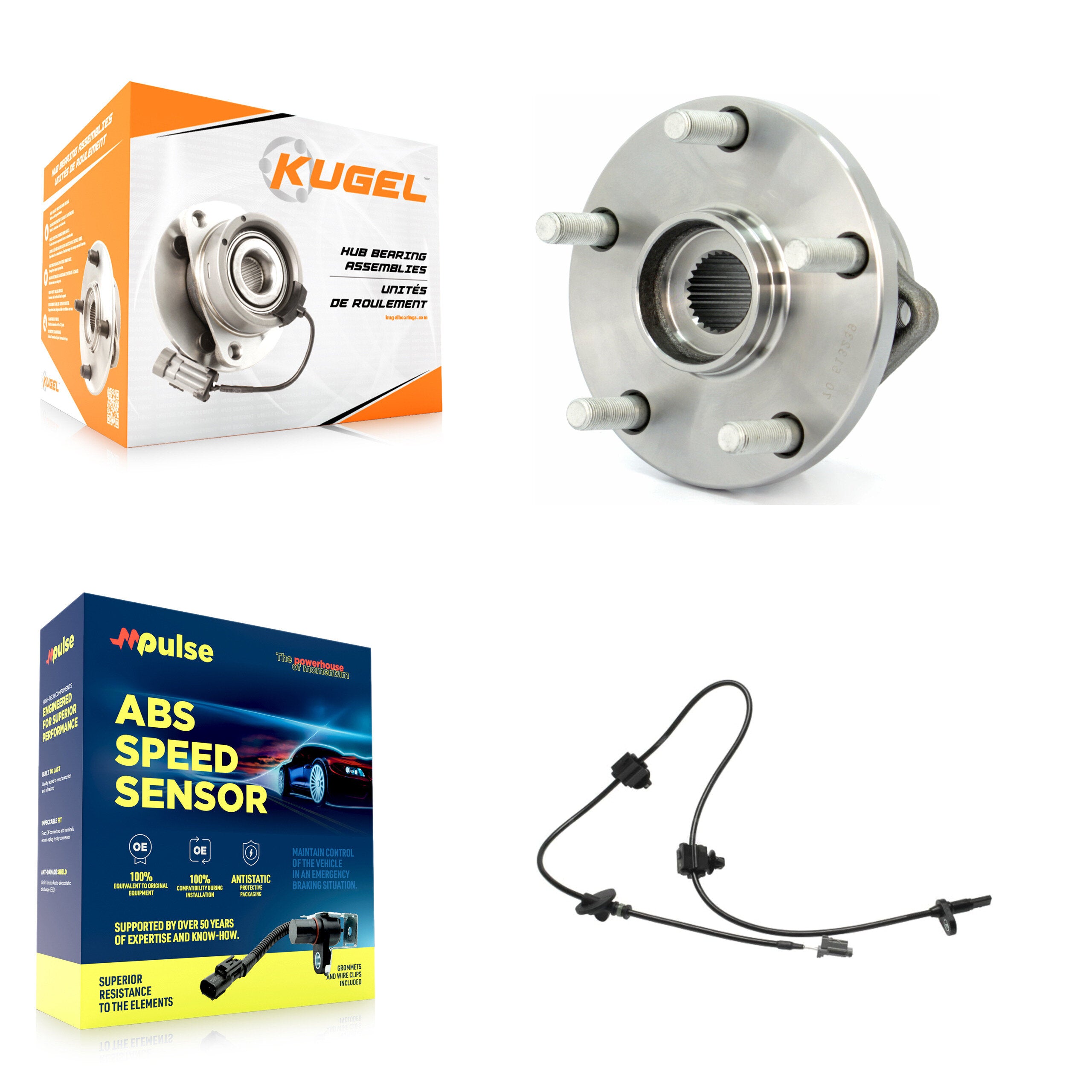 Kugel K7S-100098 Wheel Bearing and Hub Assembly for 2008-2014 Subaru Tribeca - Front product image