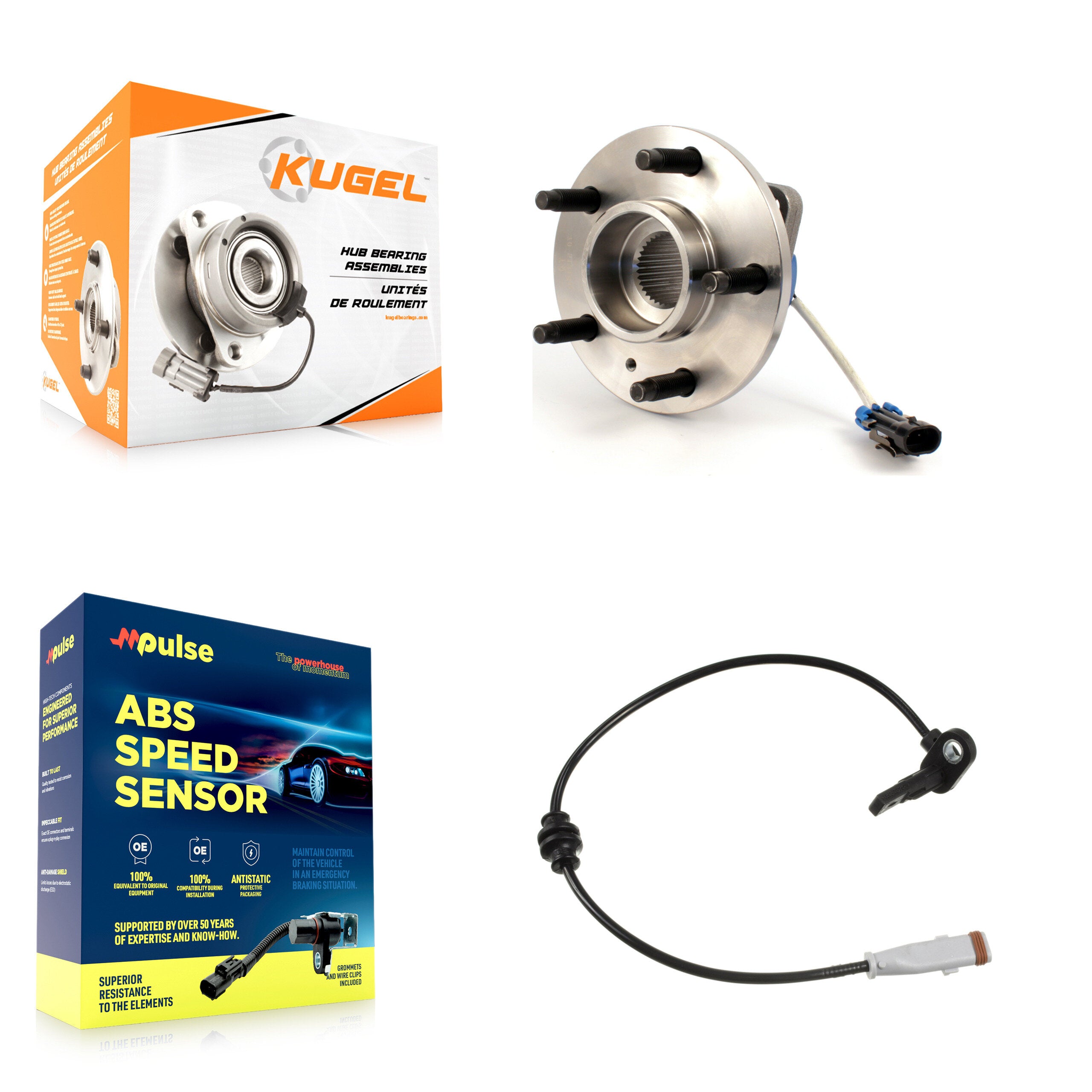 Kugel K7S-100150 Wheel Bearing and Hub Assembly for 2010 Buick Allure - Front product image