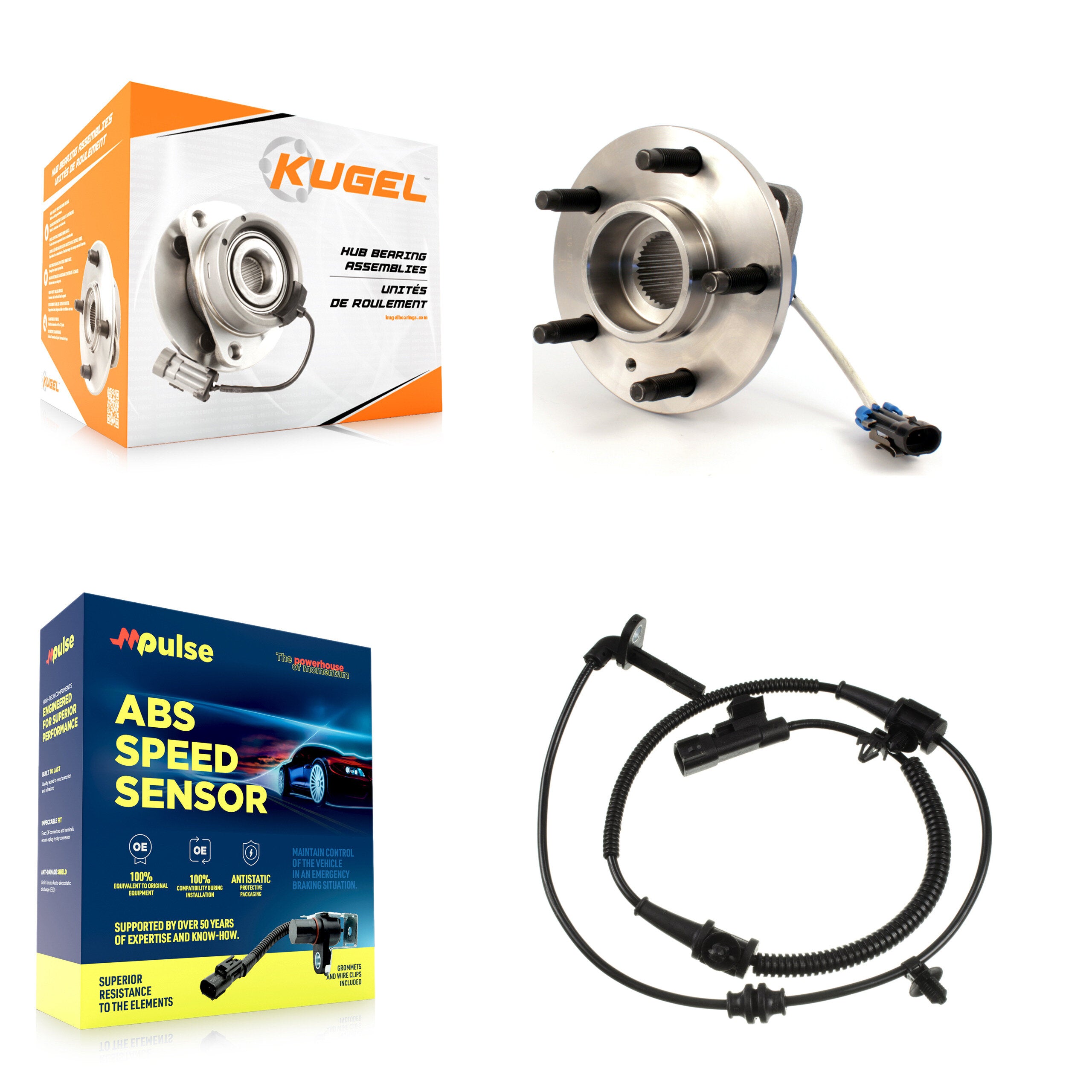 Kugel K7S-100151 Wheel Bearing and Hub Assembly for 2010 Buick Allure - Front product image