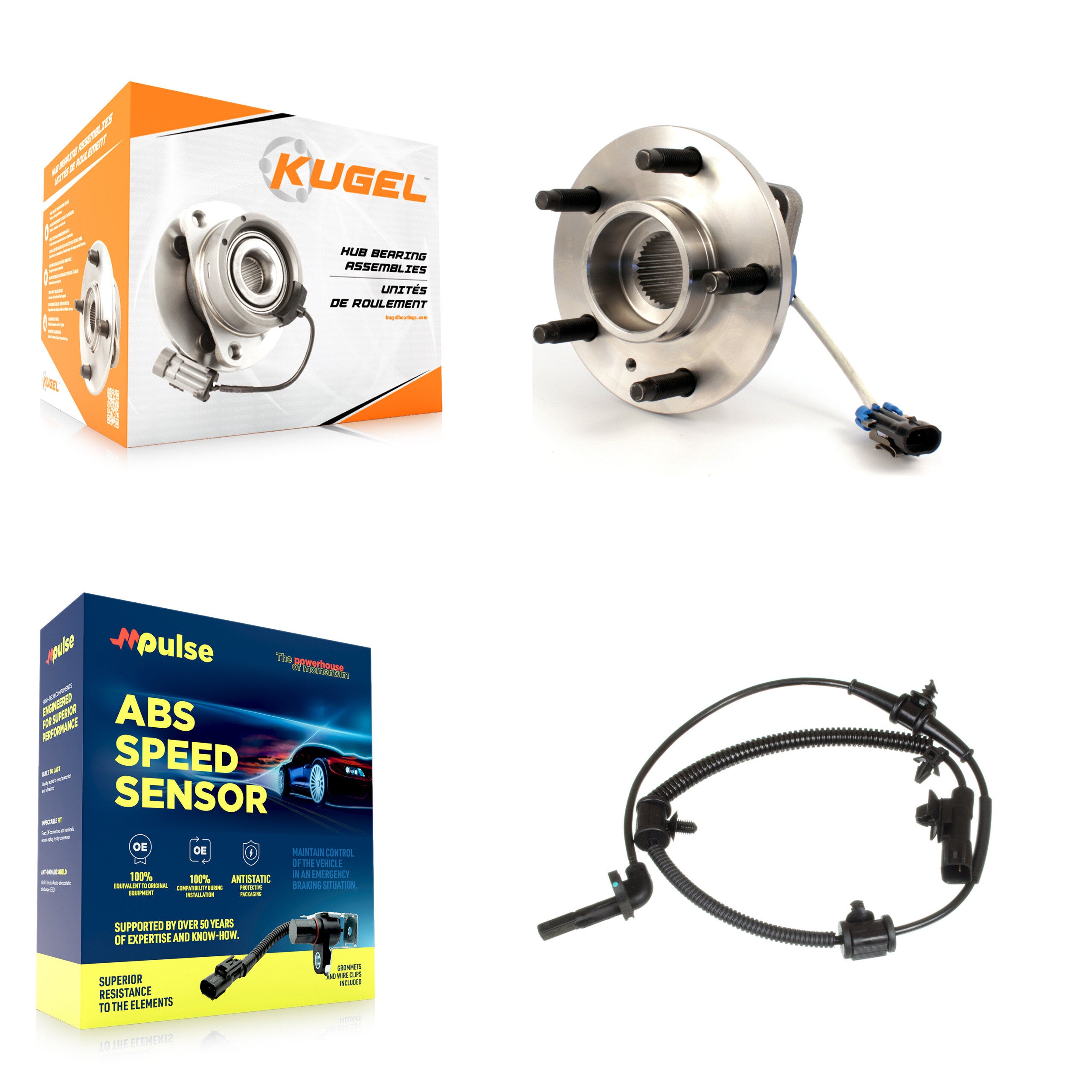 Kugel K7S-100153 Wheel Bearing and Hub Assembly for 2010 Buick Allure - Front product image