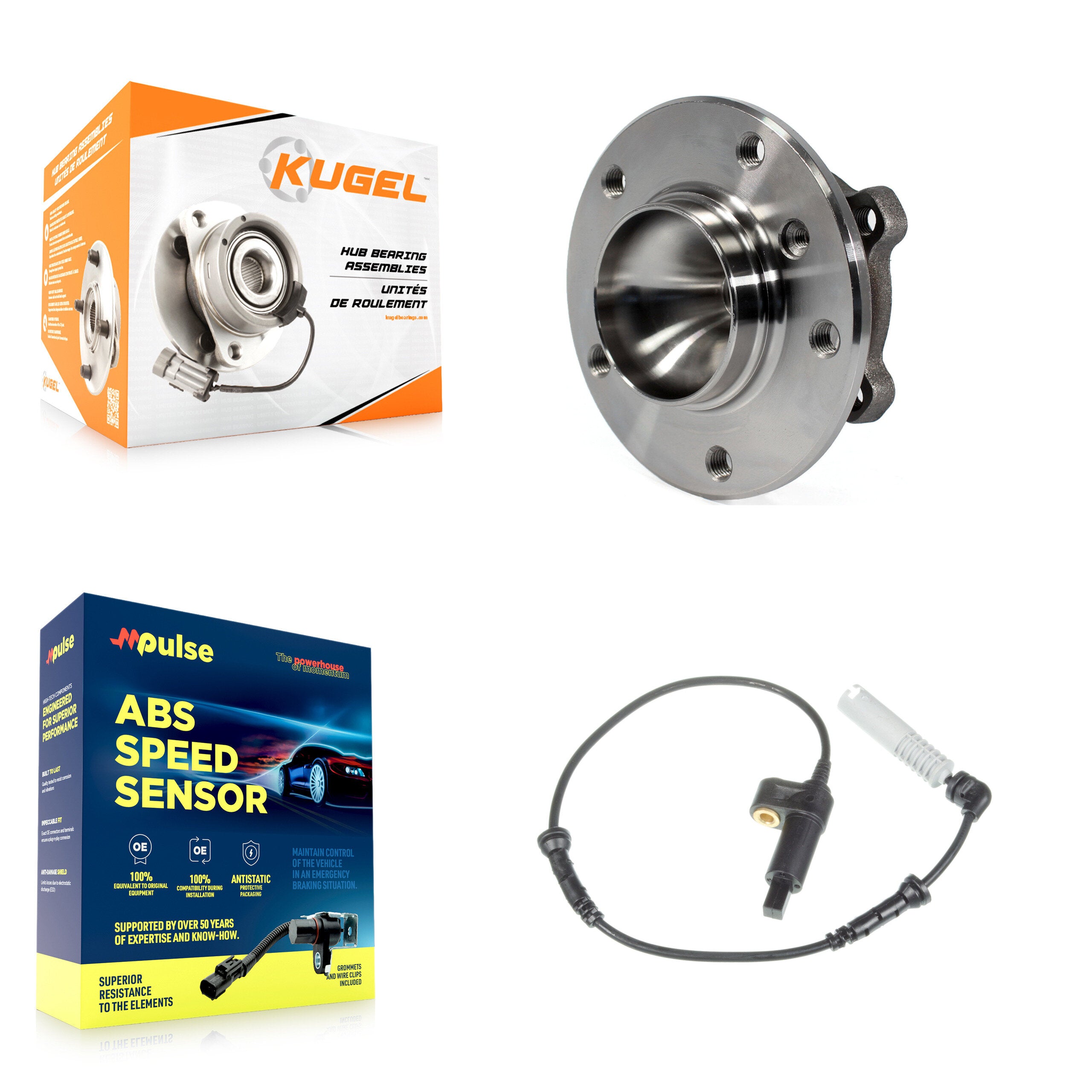 Kugel K7S-100232 Wheel Bearing and Hub Assembly for 2006 BMW 325Ci - Front product image