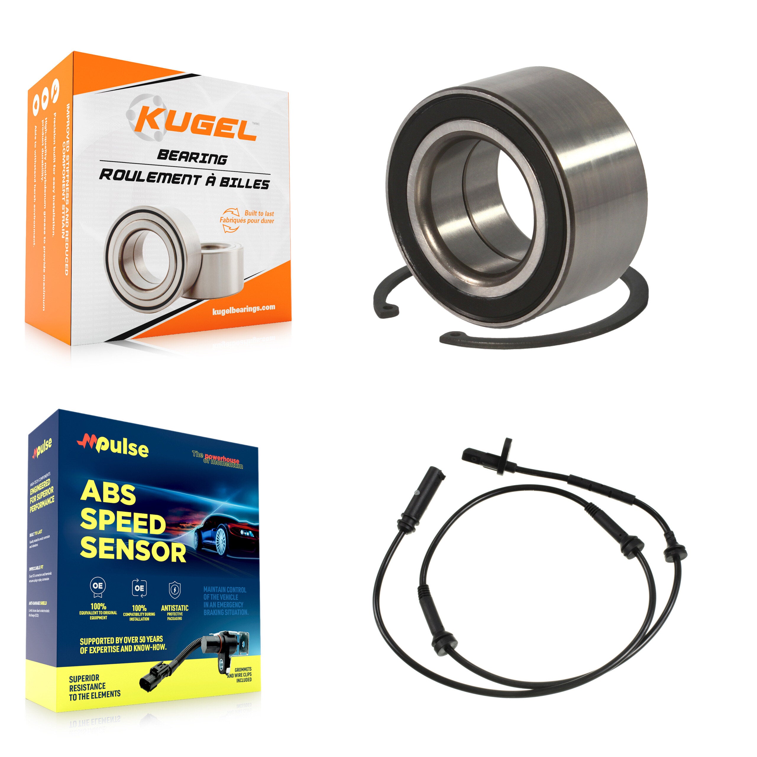 Kugel K7S-100253 Wheel Bearing for 2010-2012 BMW X3 - Front product image
