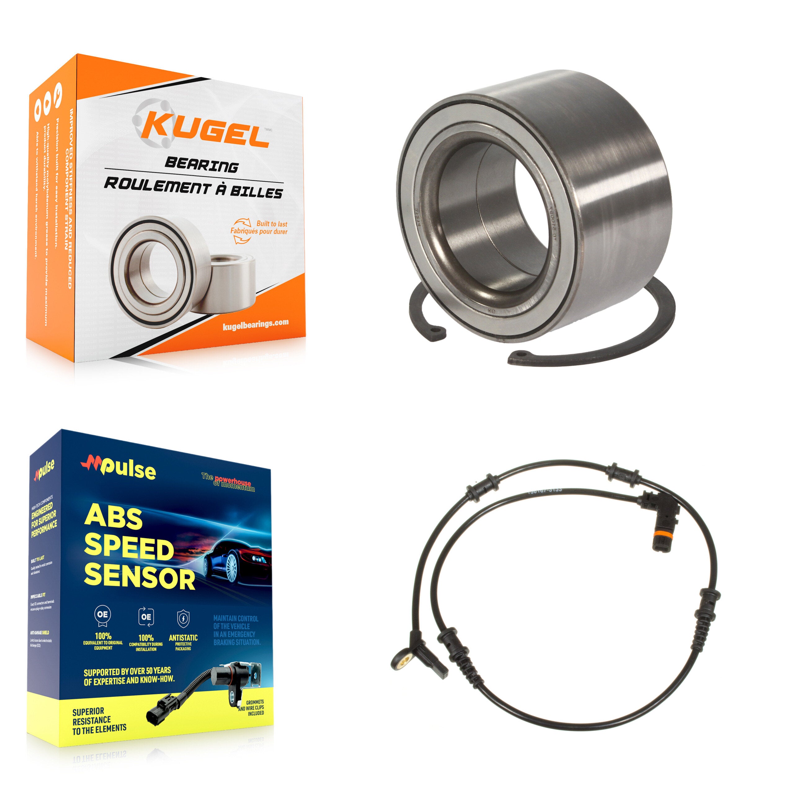 Kugel K7S-100299 Wheel Bearing for 2007-2012 Mercedes-Benz GL350, Mercedes-Benz GL450, Mercedes-Benz GL550 & more - Front product image