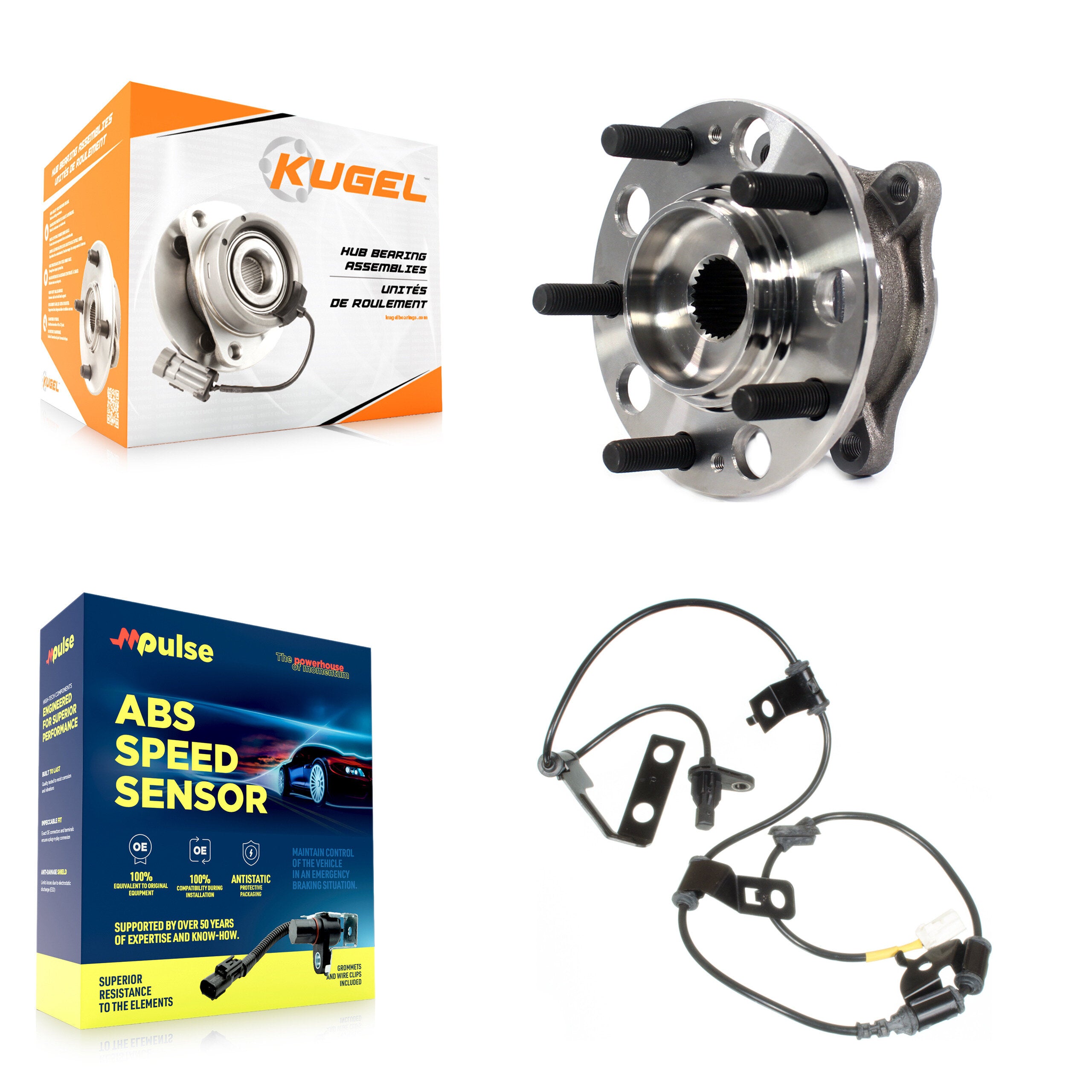Kugel K7S-100386 Wheel Bearing and Hub Assembly for 2016 Kia Sportage - Rear product image