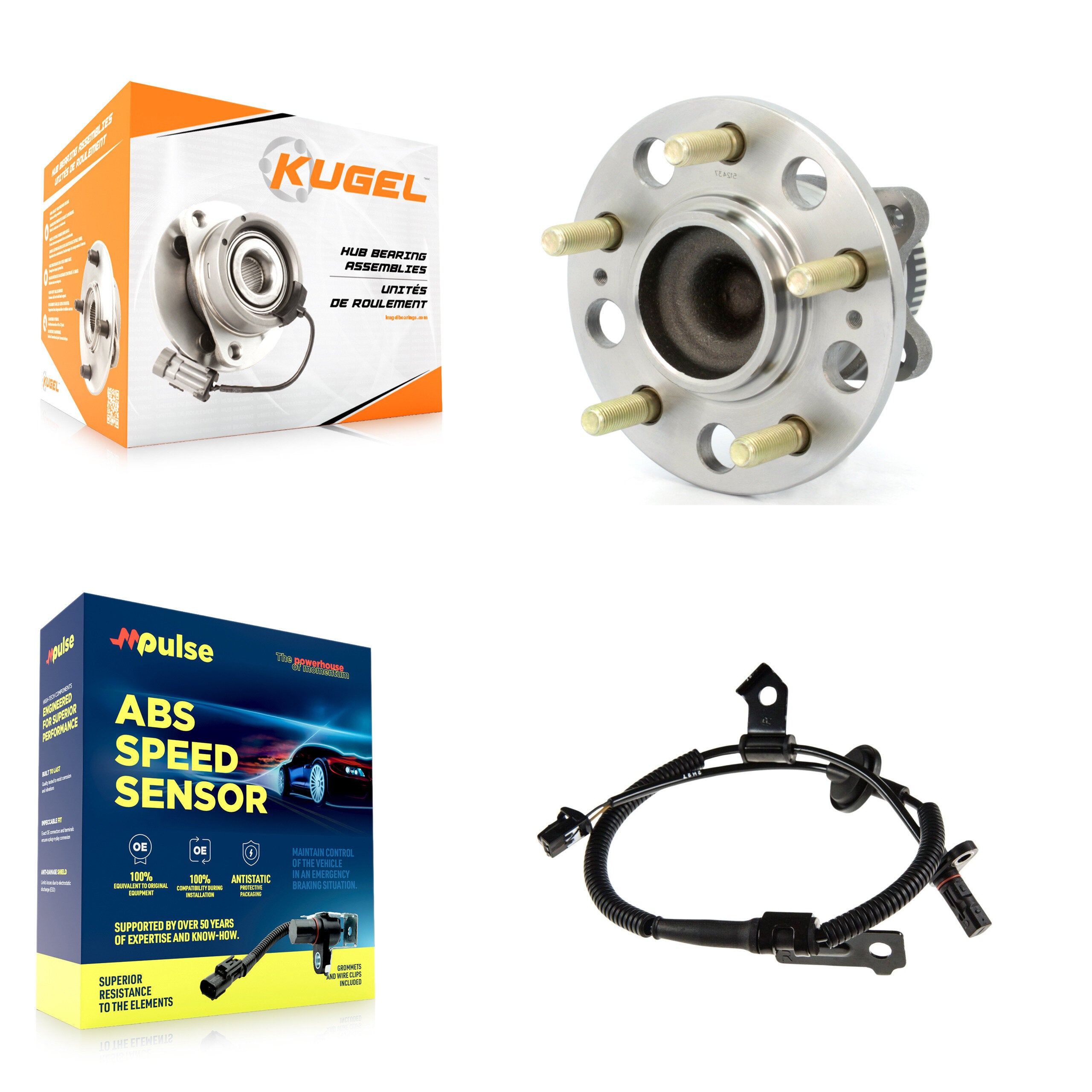 Kugel K7S-100387 Wheel Bearing and Hub Assembly for 2011 Hyundai Azera - Rear product image