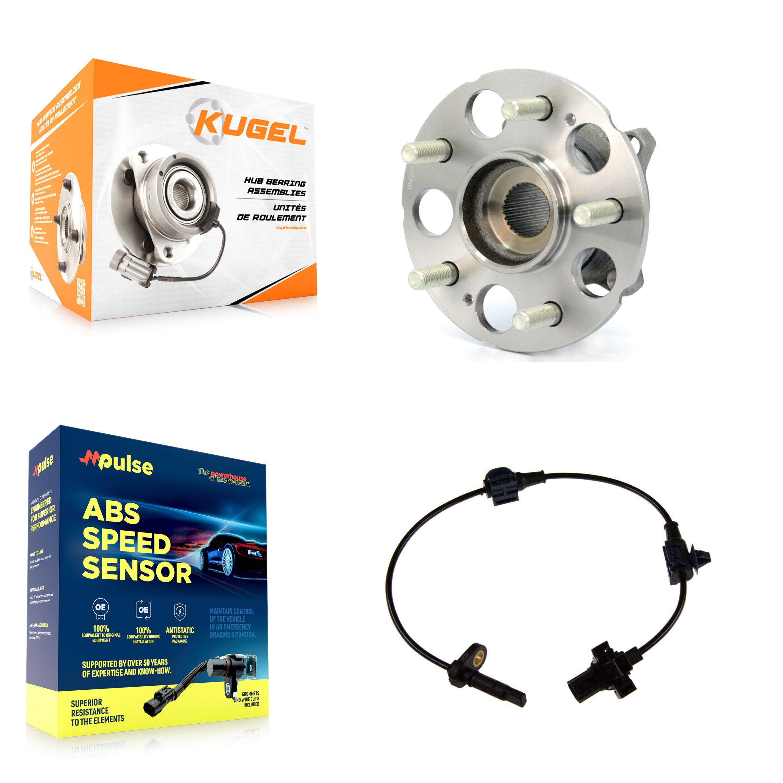 Kugel K7S-100398 Wheel Bearing and Hub Assembly for 2007-2011 Honda CR-V - Rear product image