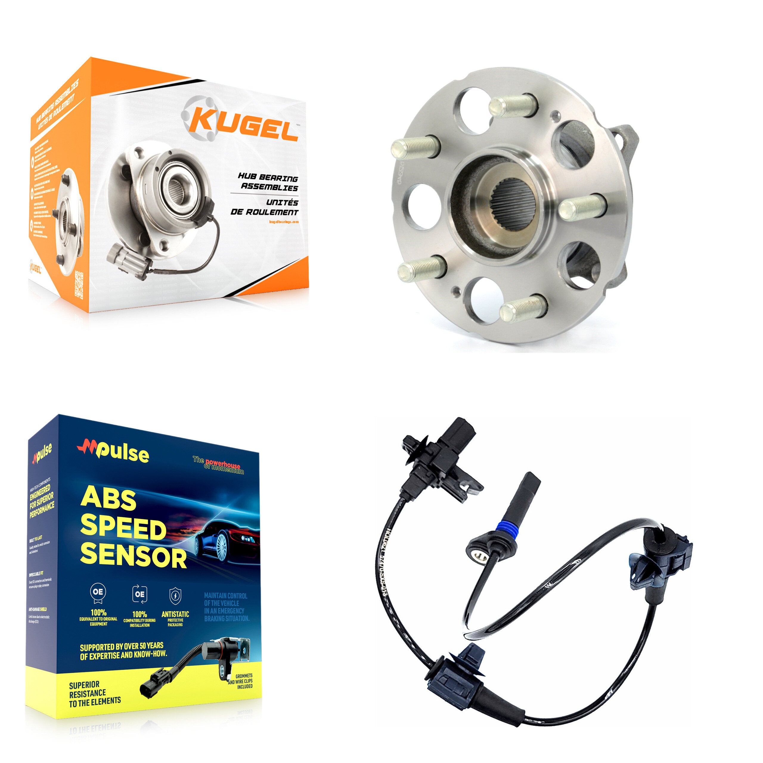 Kugel K7S-100399 Wheel Bearing and Hub Assembly for 2007-2011 Honda CR-V - Rear product image