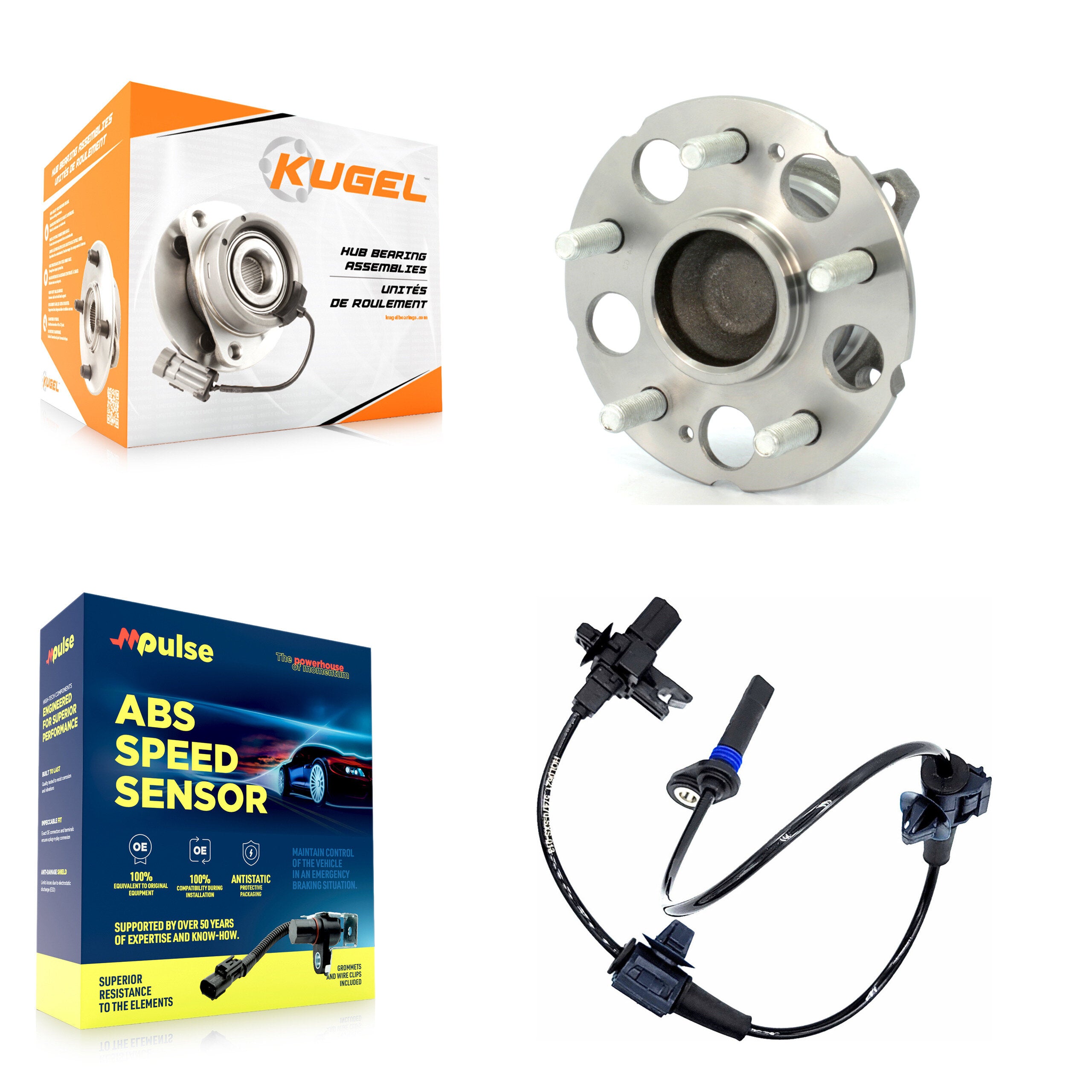 Kugel K7S-100401 Wheel Bearing and Hub Assembly for 2007-2011 Honda CR-V - Rear product image