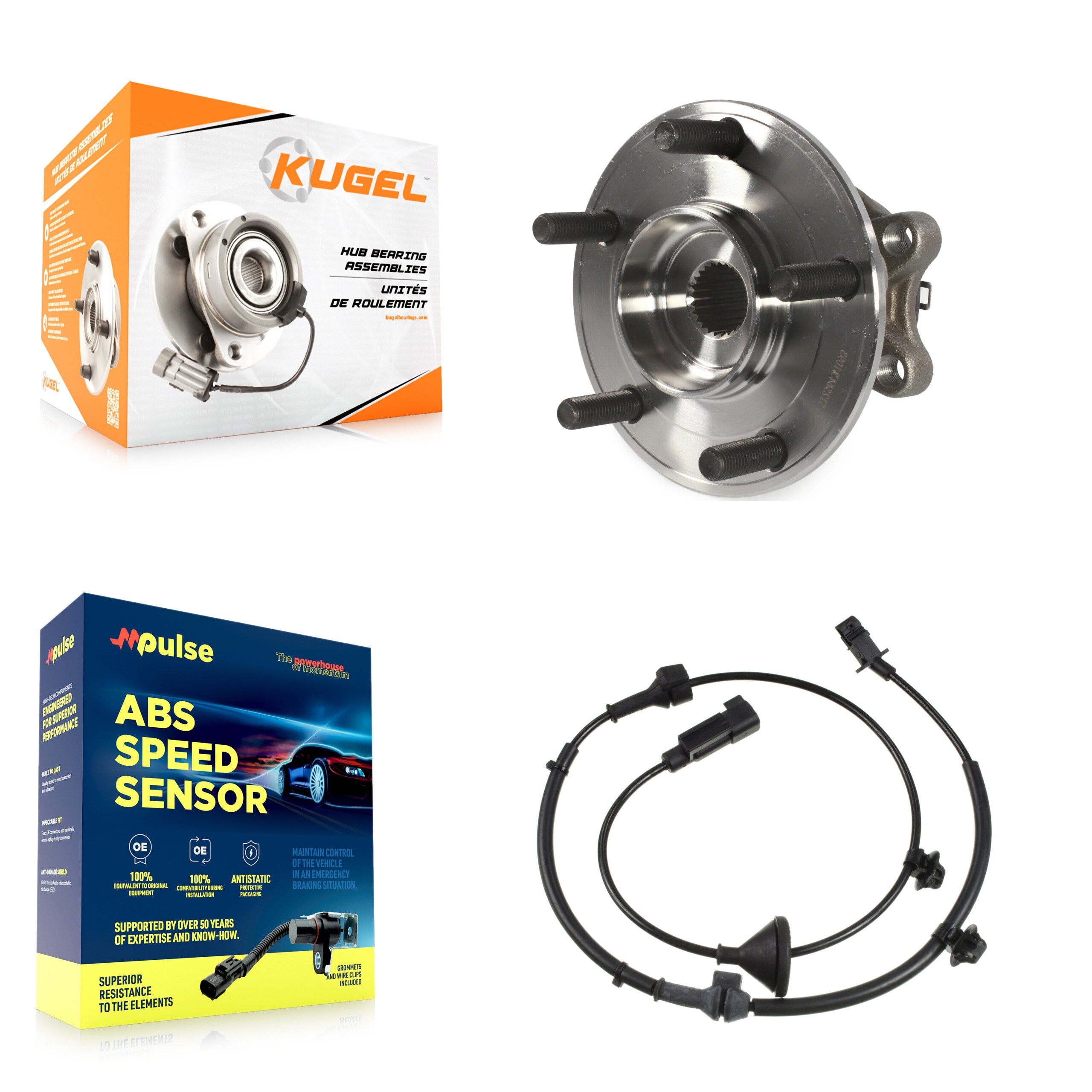Kugel K7S-100411 Wheel Bearing and Hub Assembly for 2014-2015 Mitsubishi Outlander - Rear product image