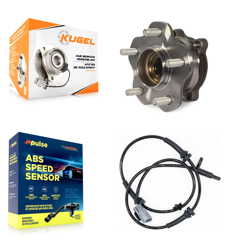 Kugel K7S-100433 Wheel Bearing and Hub Assembly for 2013-2020 INFINITI QX60, Nissan Pathfinder - Rear product image