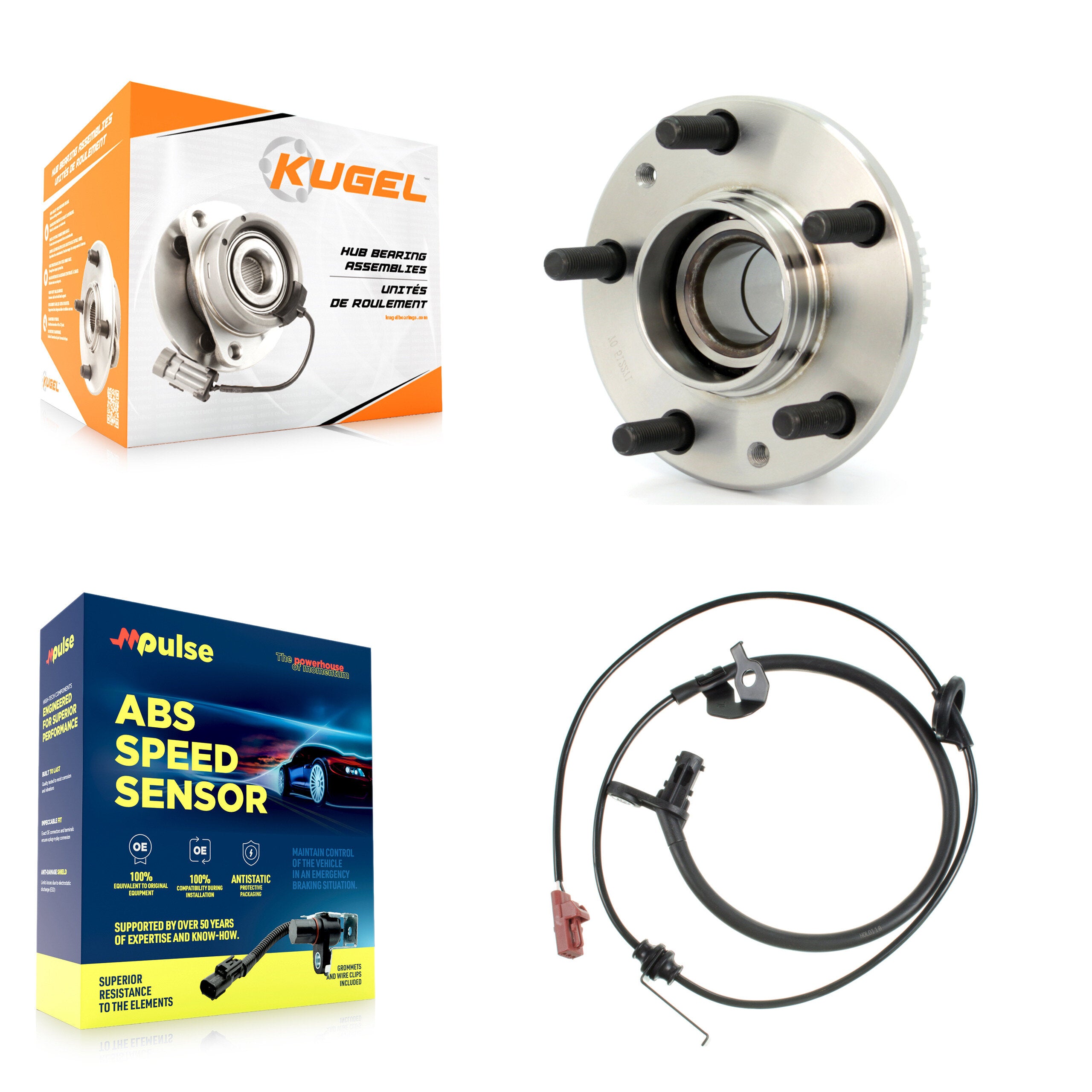 Kugel K7S-100456 Wheel Bearing and Hub Assembly for 2007 Mercury Milan - Rear product image