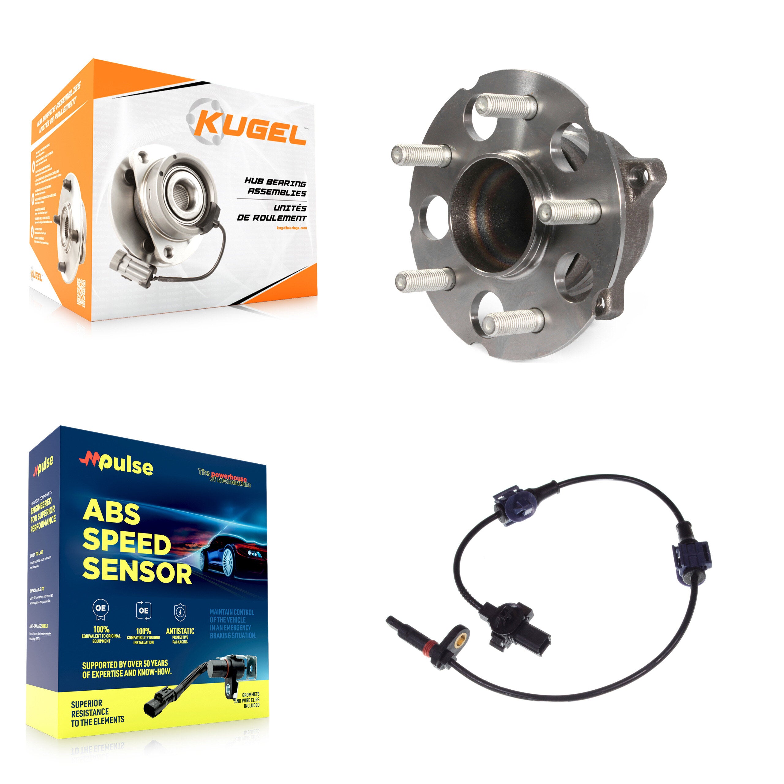 Kugel K7S-100475 Wheel Bearing and Hub Assembly for 2012 Honda CR-V - Rear product image