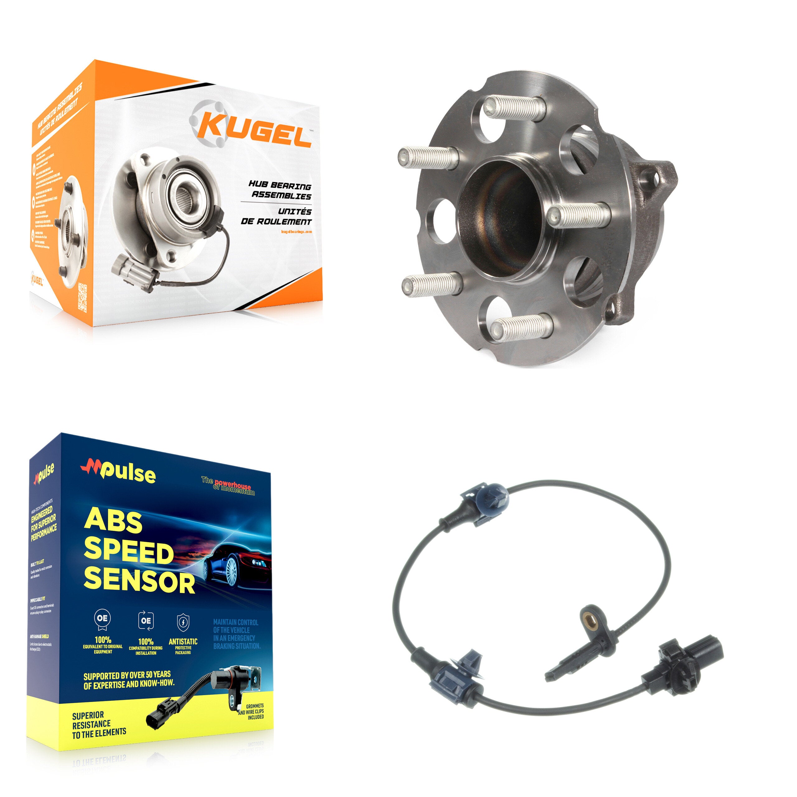 Kugel K7S-100476 Wheel Bearing and Hub Assembly for 2012 Honda CR-V - Rear product image