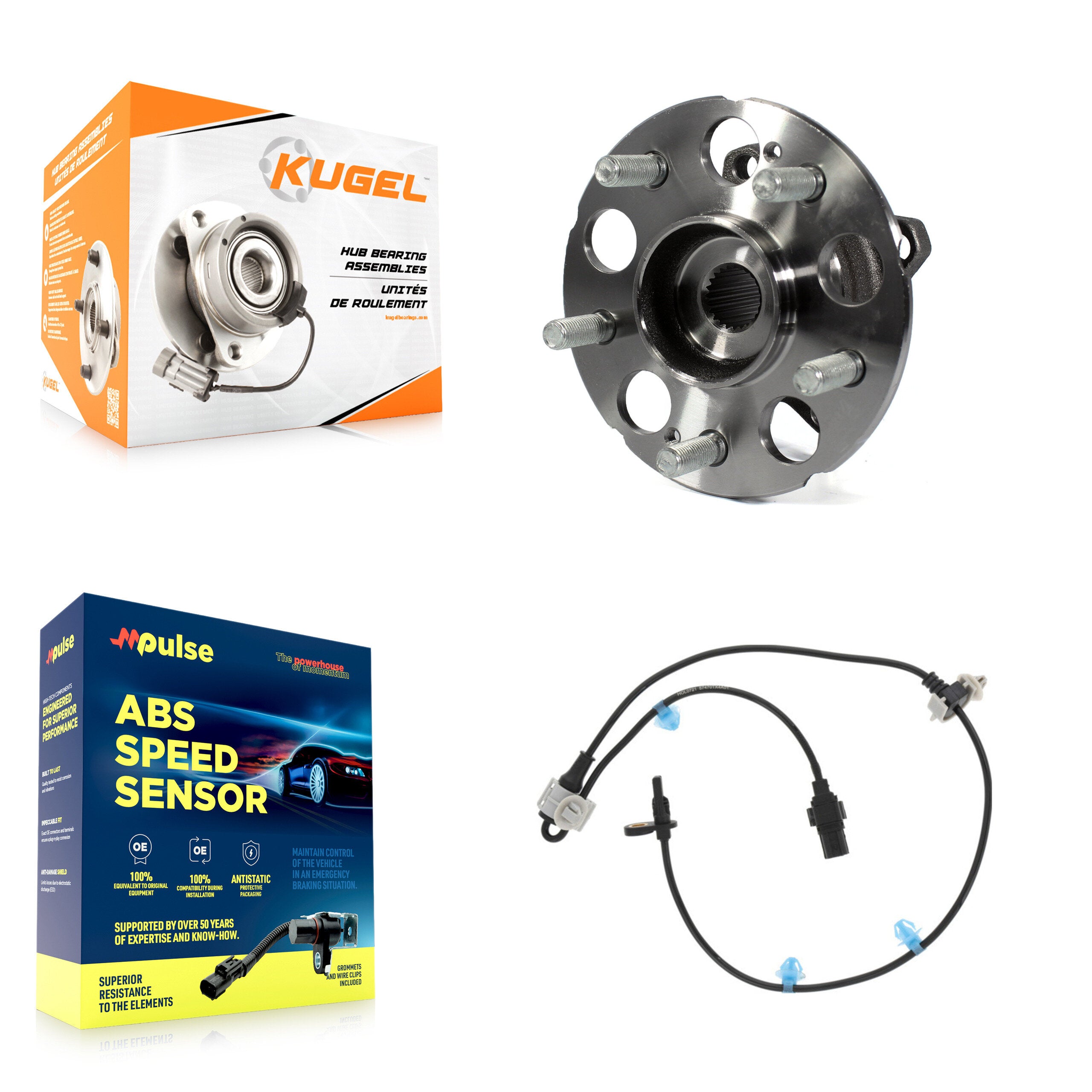 Kugel K7S-100477 Wheel Bearing and Hub Assembly for 2013-2016 Acura RDX - Rear product image