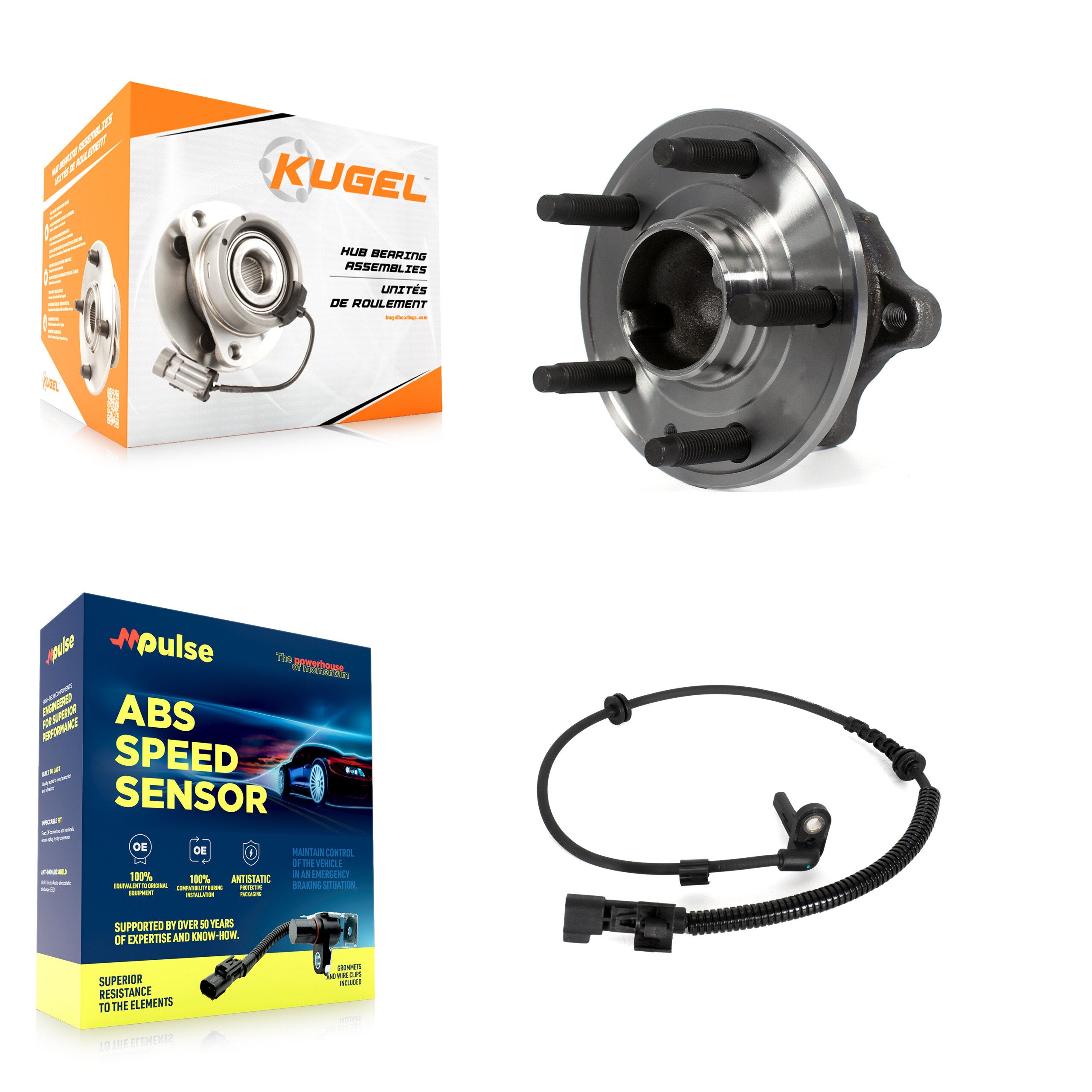 Kugel K7S-100485 Wheel Bearing and Hub Assembly for 2012-2015 Chevrolet Sonic - Rear product image