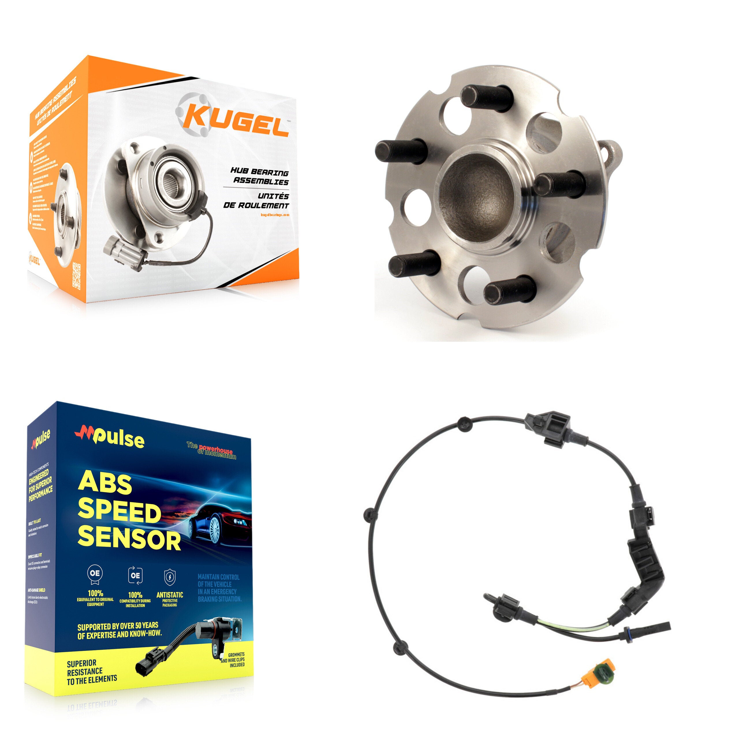 Kugel K7S-100502 Wheel Bearing and Hub Assembly for 2005-2006 Honda Odyssey - Rear product image
