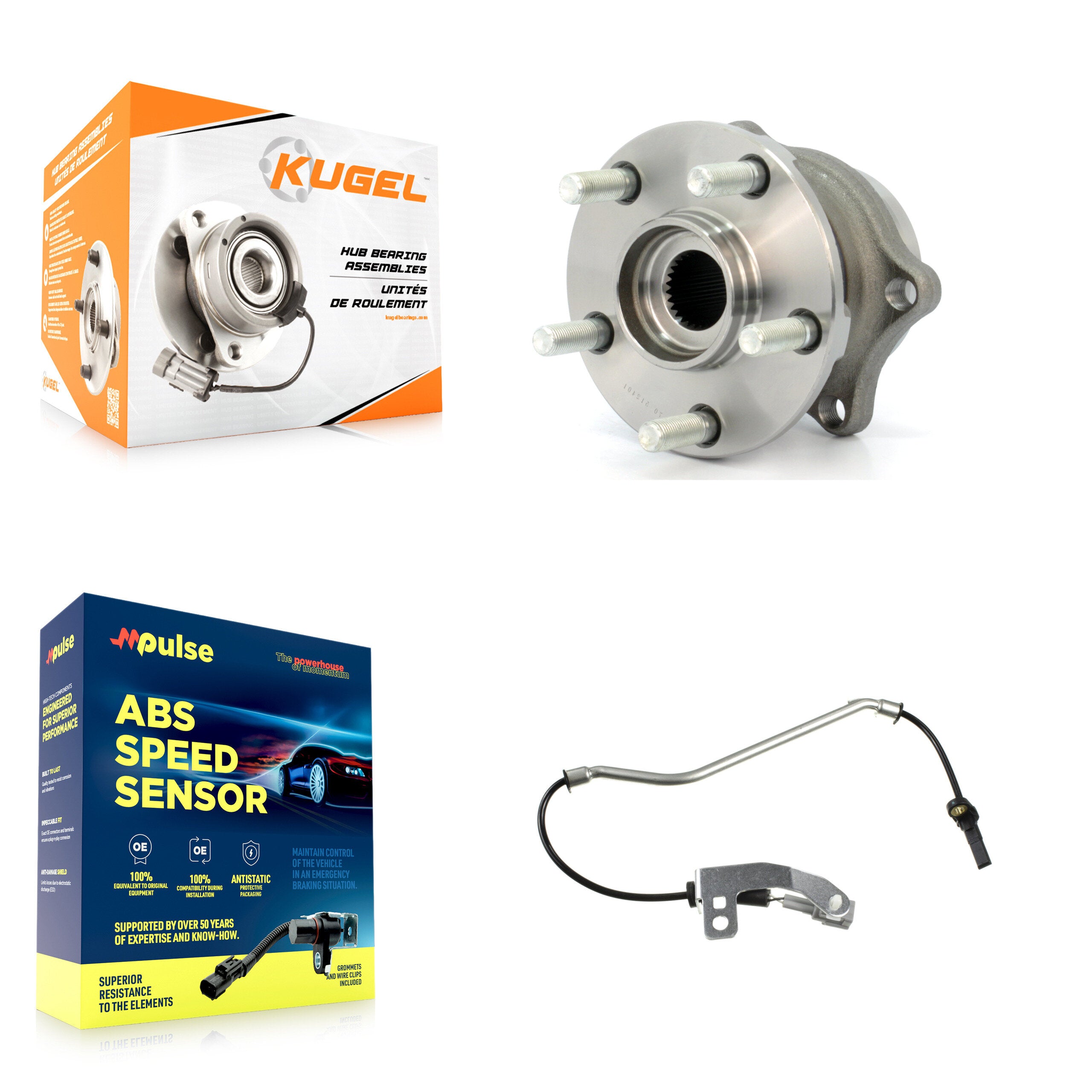 Kugel K7S-100525 Wheel Bearing and Hub Assembly for 2010 Subaru Outback - Rear product image