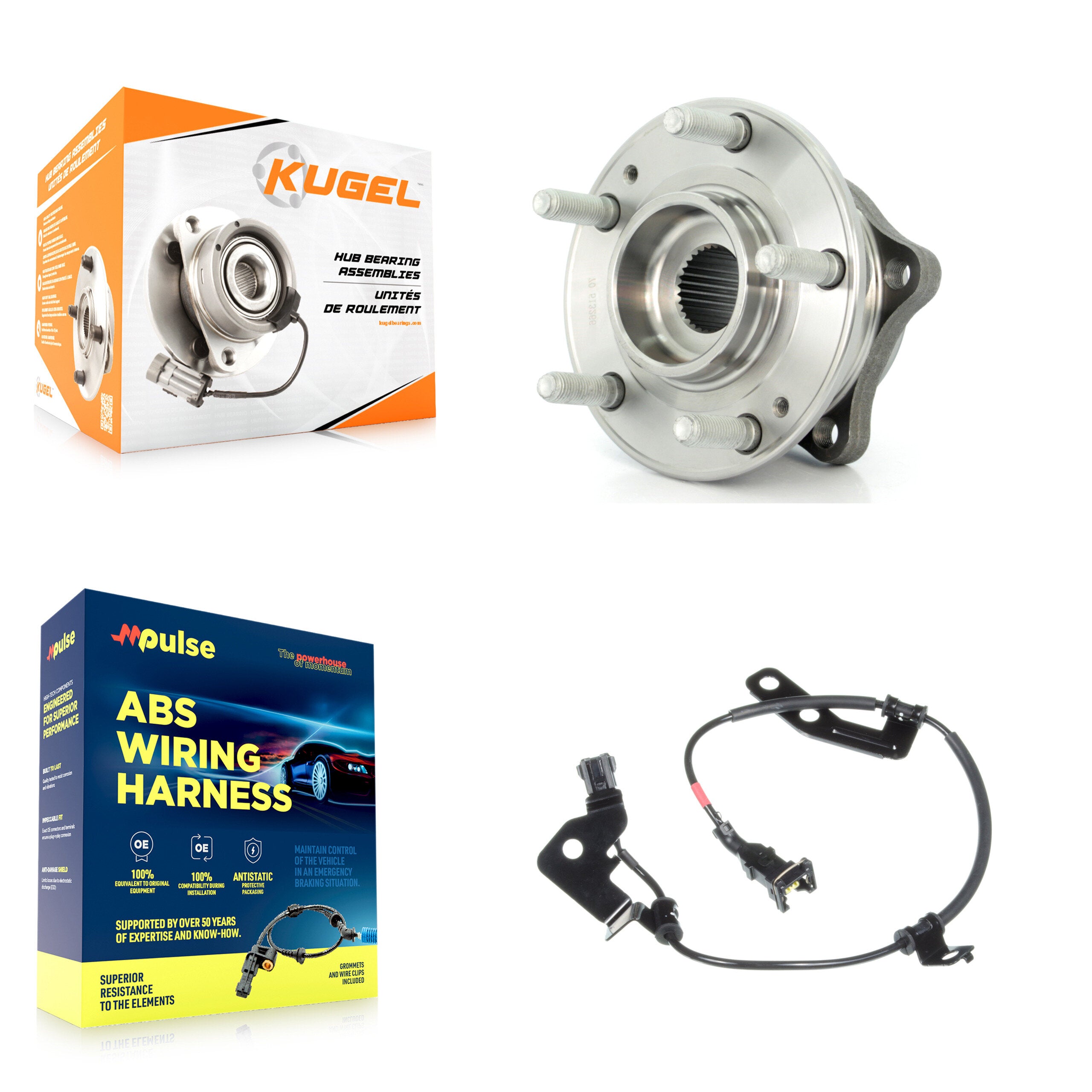Kugel K7S-100611 Wheel Bearing and Hub Assembly for 2016 Hyundai Santa Fe Sport - Rear product image