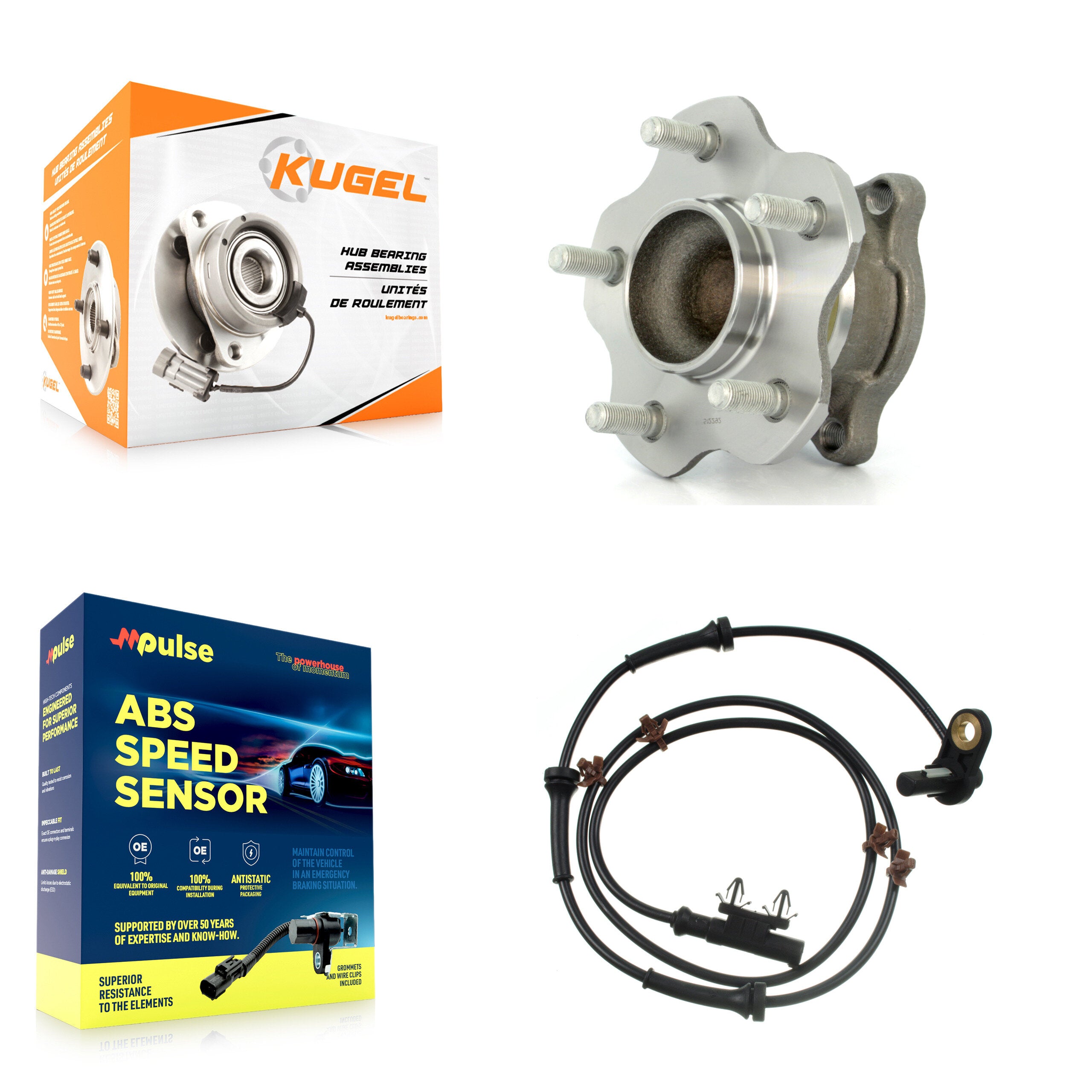 Kugel K7S-100692 Wheel Bearing and Hub Assembly for 2005-2006 Nissan Altima - Rear product image