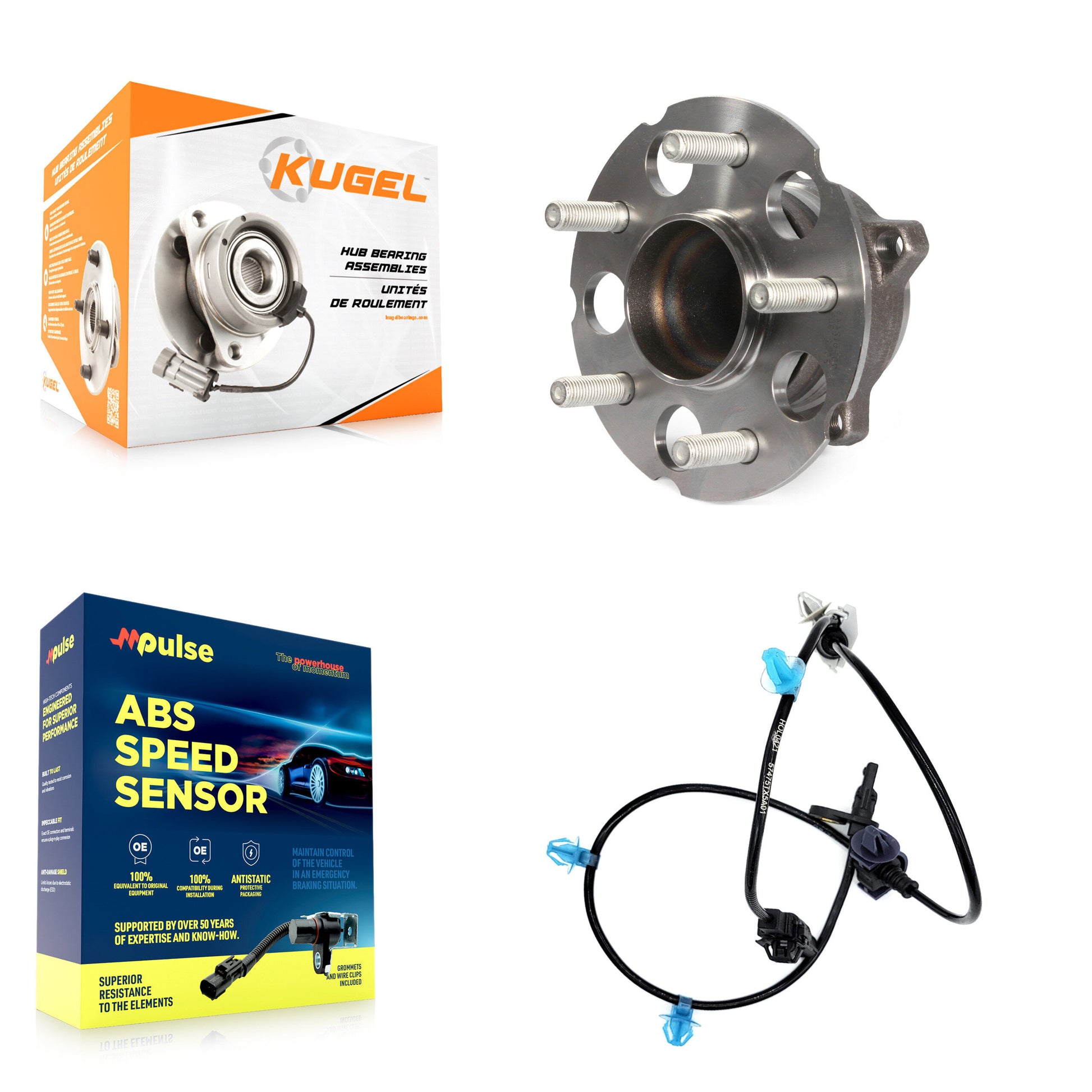 Kugel K7S-100698 Wheel Bearing and Hub Assembly for 2013-2018 Acura RDX - Rear product image