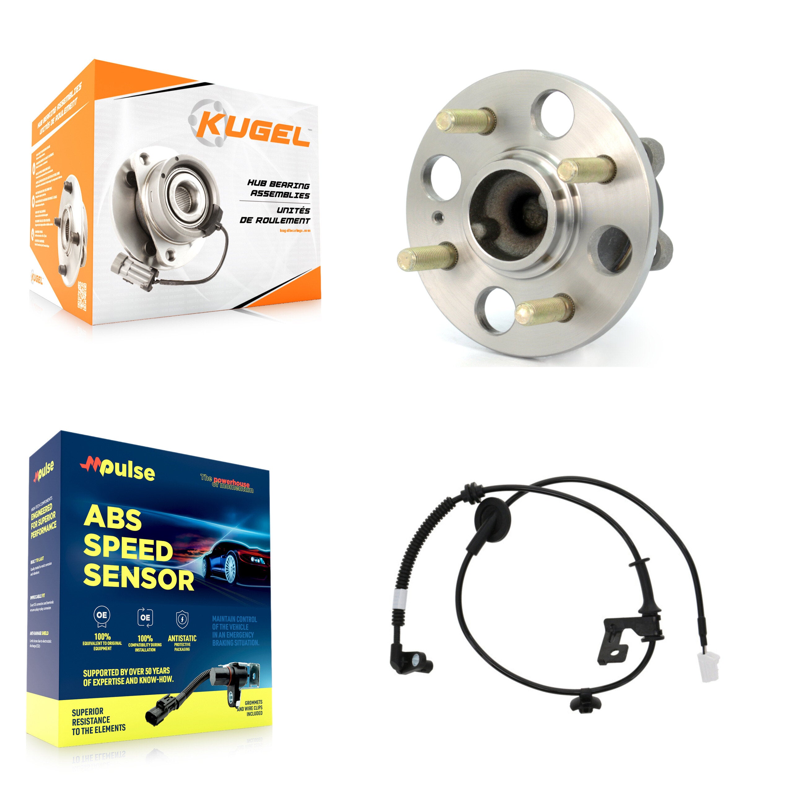 Kugel K7S-100712 Wheel Bearing and Hub Assembly for 2011 Hyundai Accent - Rear product image