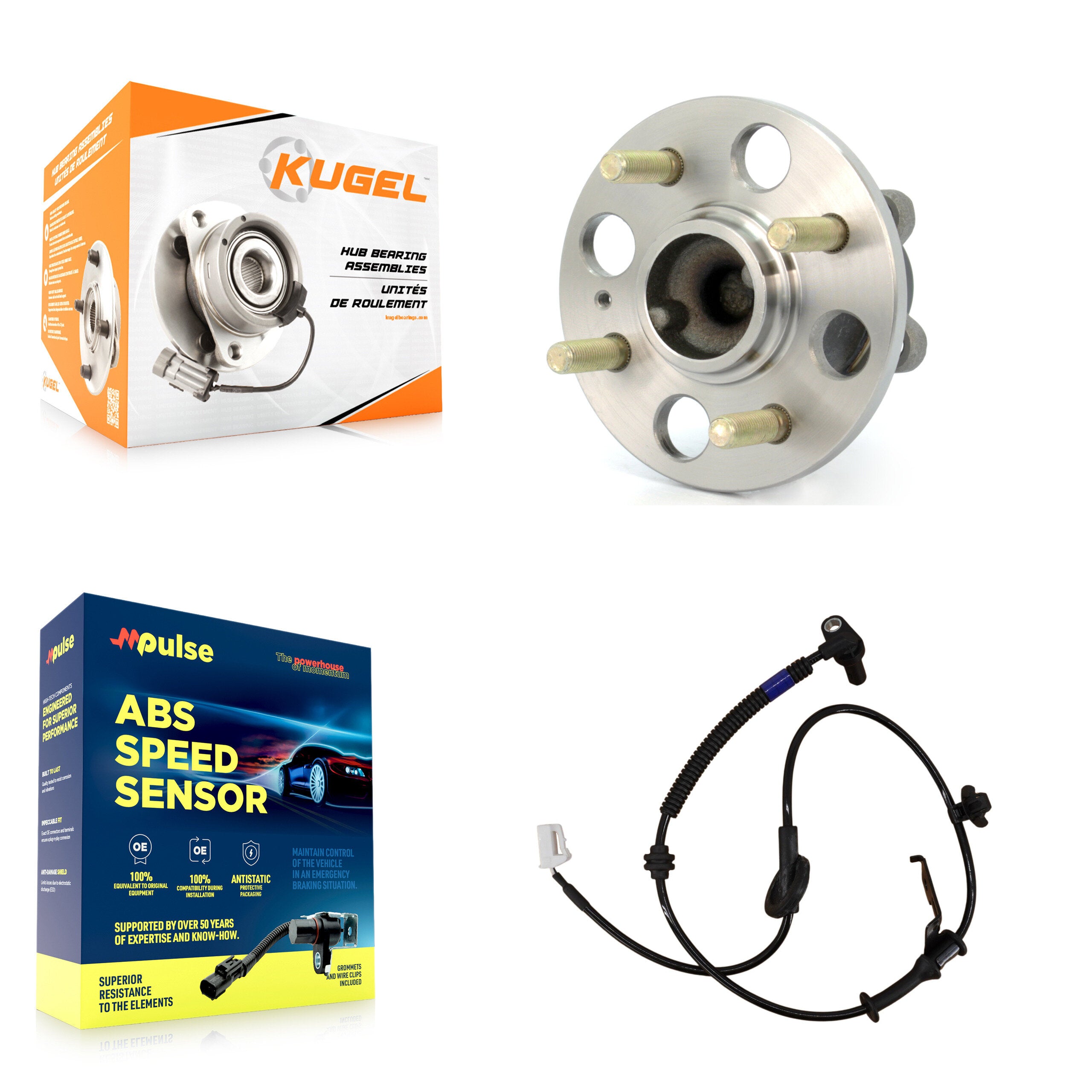 Kugel K7S-100714 Wheel Bearing and Hub Assembly for 2011 Hyundai Accent - Rear product image