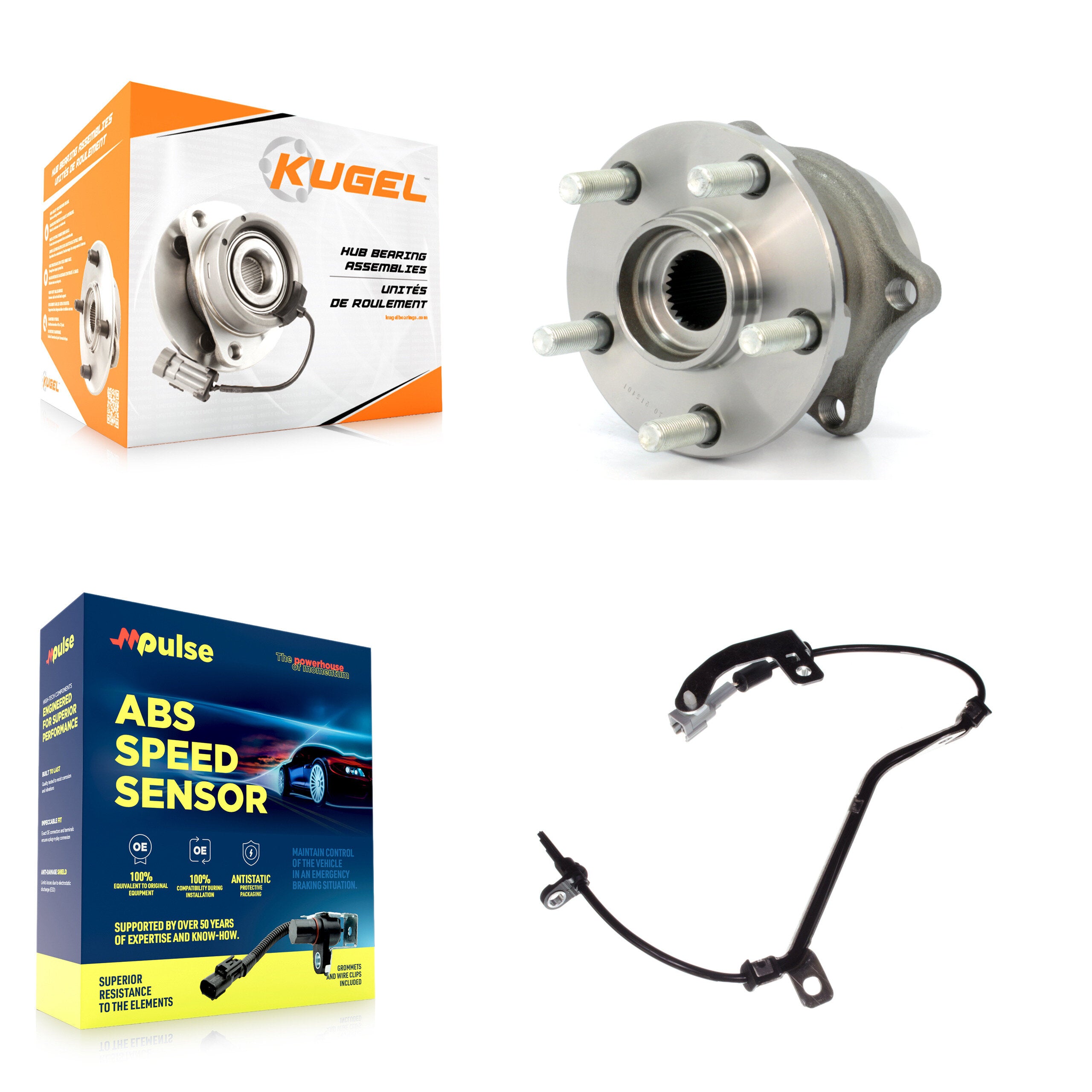 Kugel K7S-100753 Wheel Bearing and Hub Assembly for 2010 Subaru Outback - Rear product image