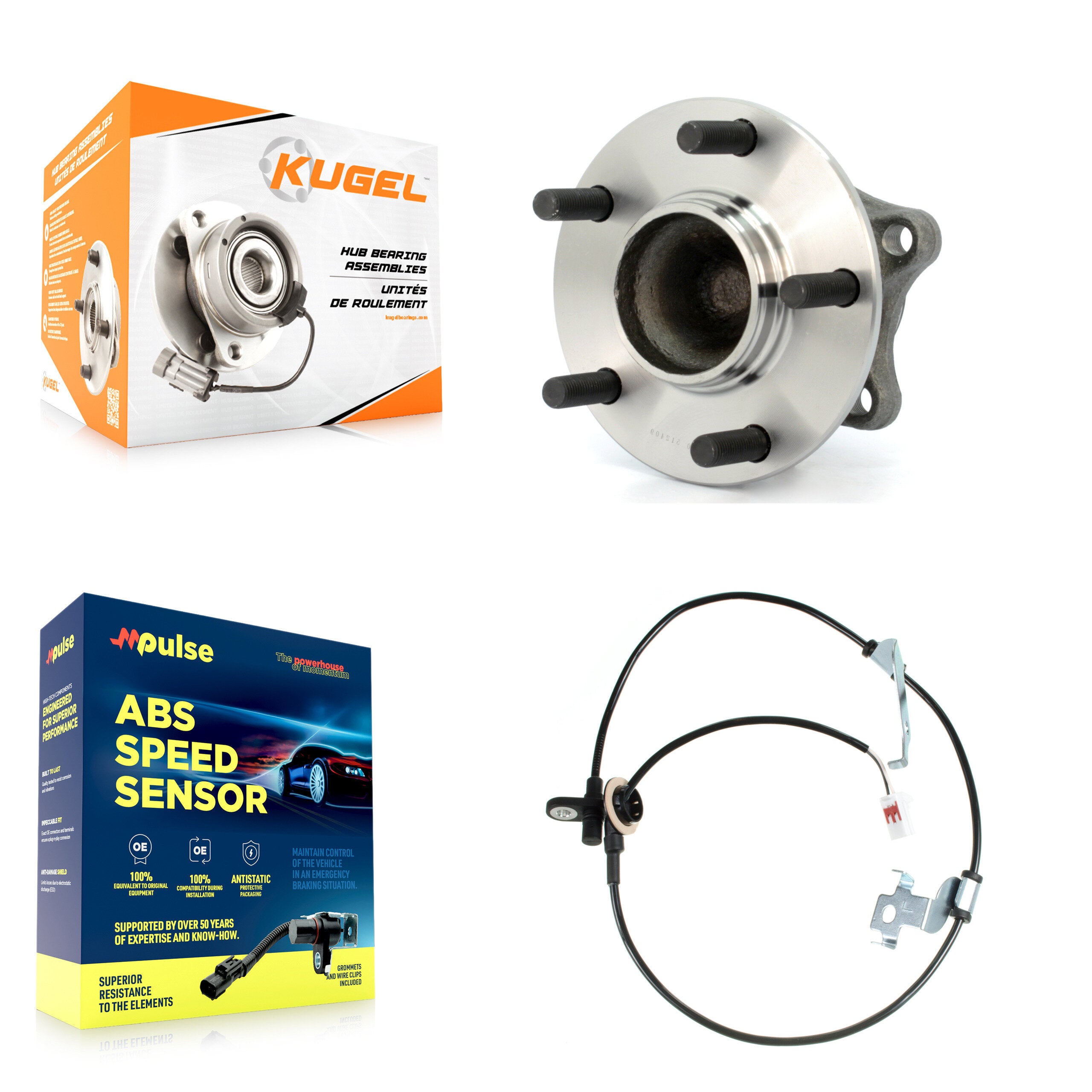 Kugel K7S-100776 Wheel Bearing and Hub Assembly for 2009-2013 Mazda 6 - Rear product image